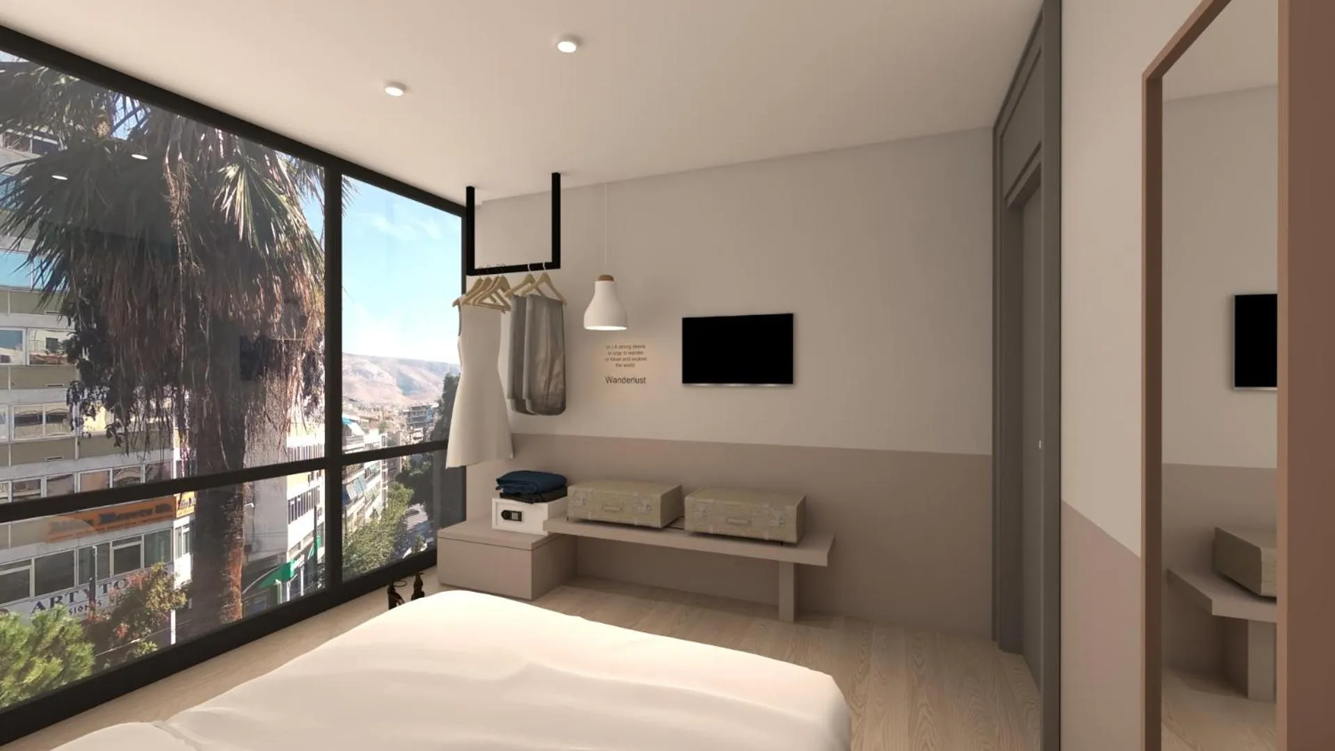 Bedroom, Bed in Great Living Apartments