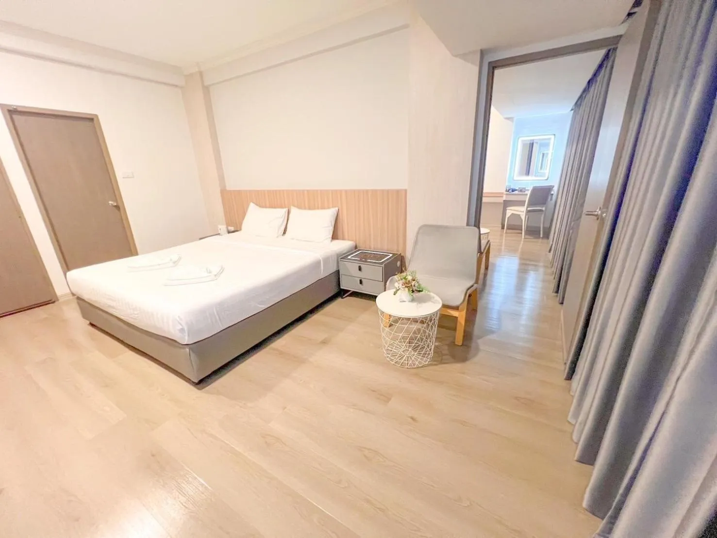 Bedroom, Bed in The Space Hotel Chiang Rai