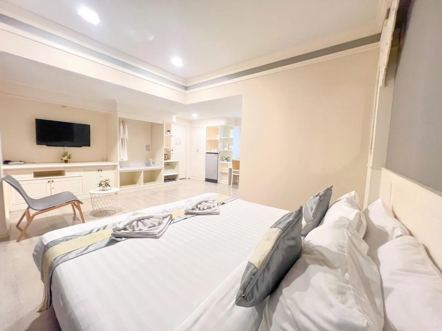 Bedroom, Bed in The Space Hotel Chiang Rai