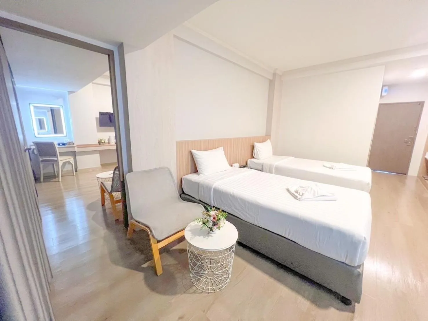 Bedroom, Bed in The Space Hotel Chiang Rai