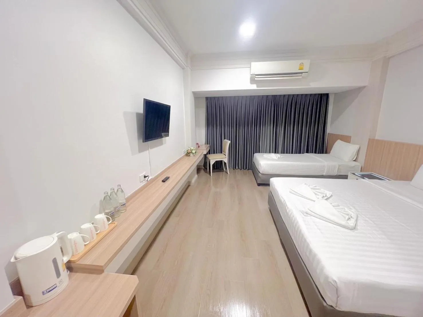 TV and multimedia, Bed in The Space Hotel Chiang Rai