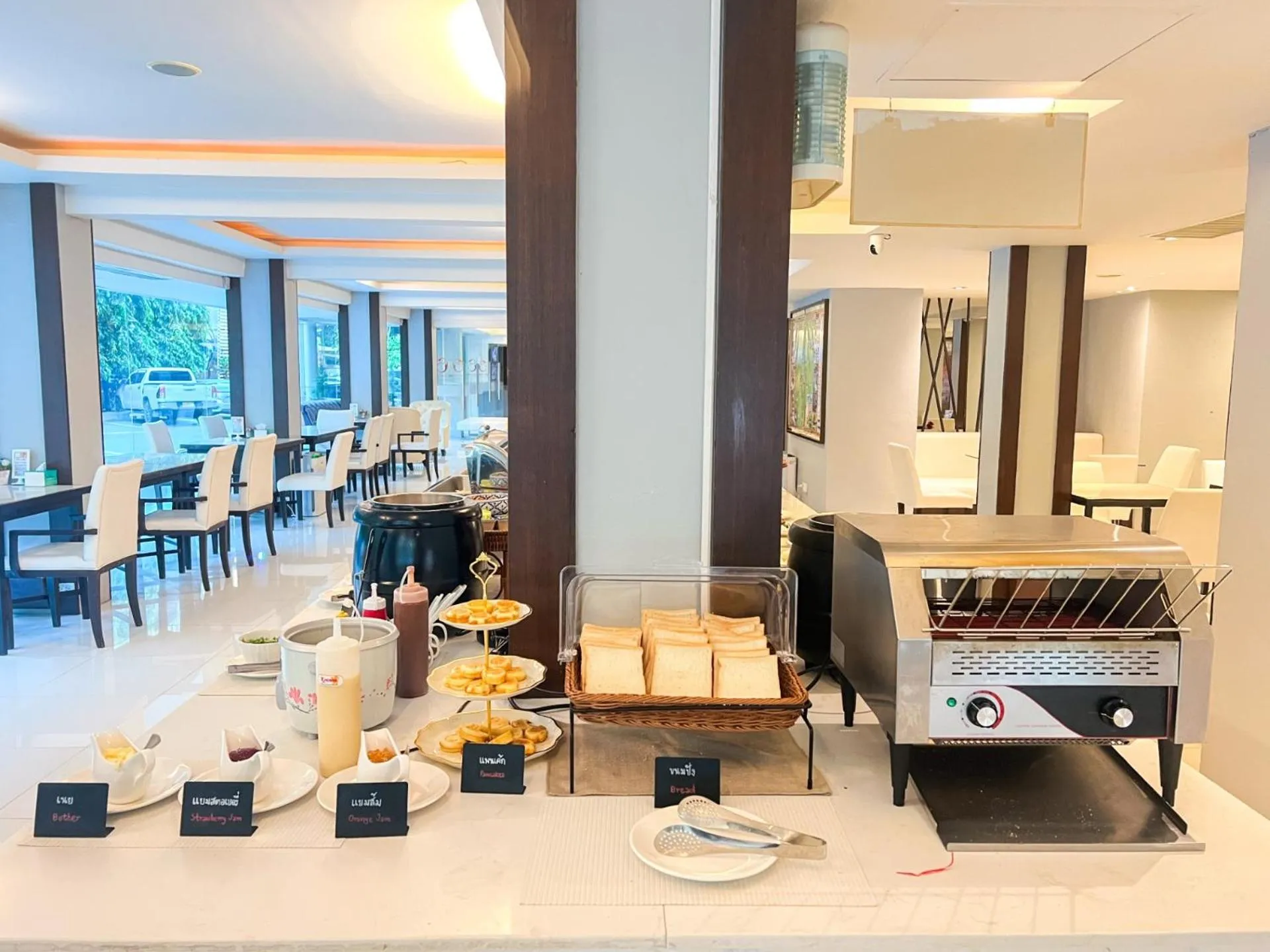 Breakfast in The Space Hotel Chiang Rai