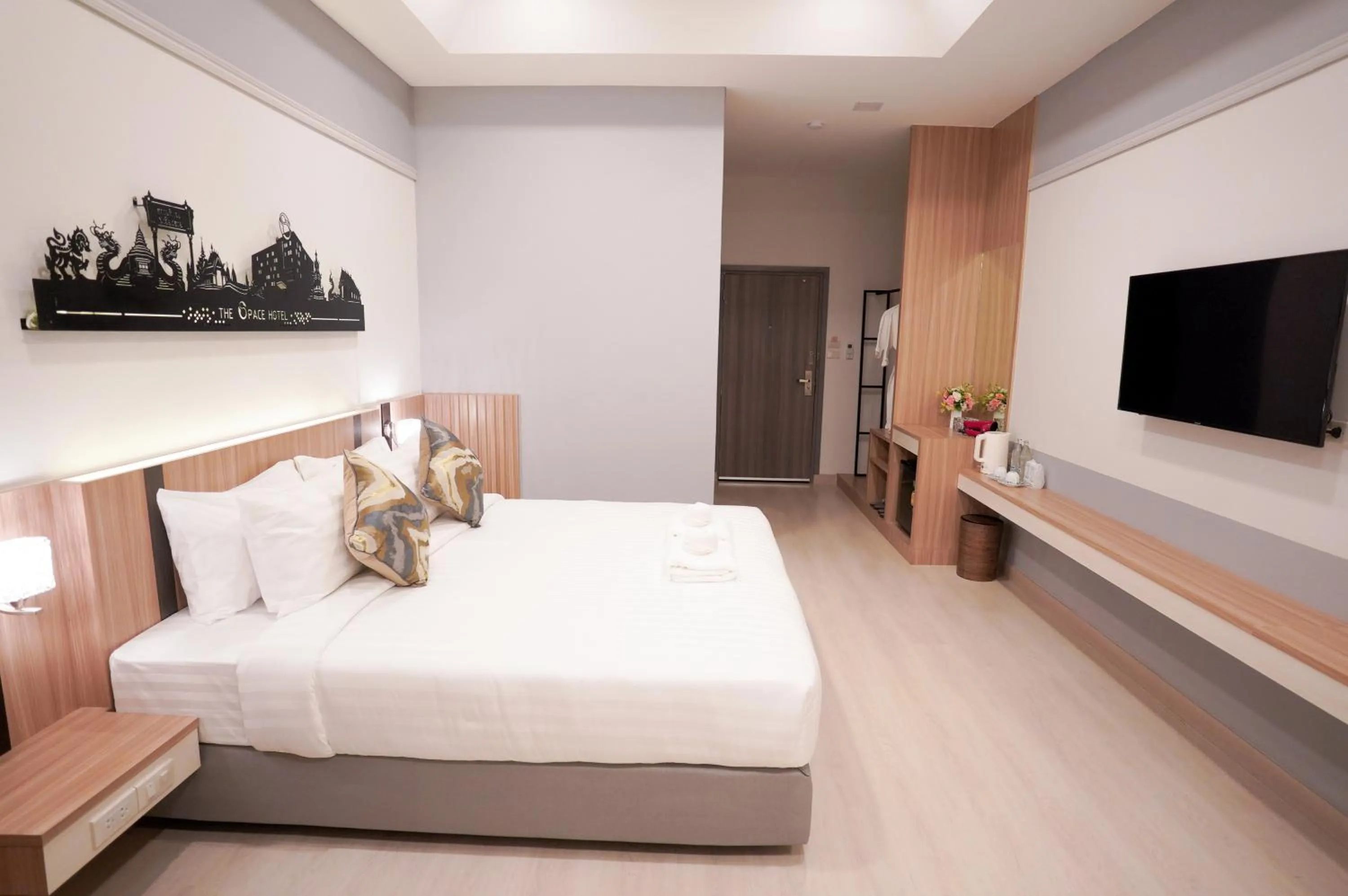 Bedroom, Bed in The Space Hotel Chiang Rai