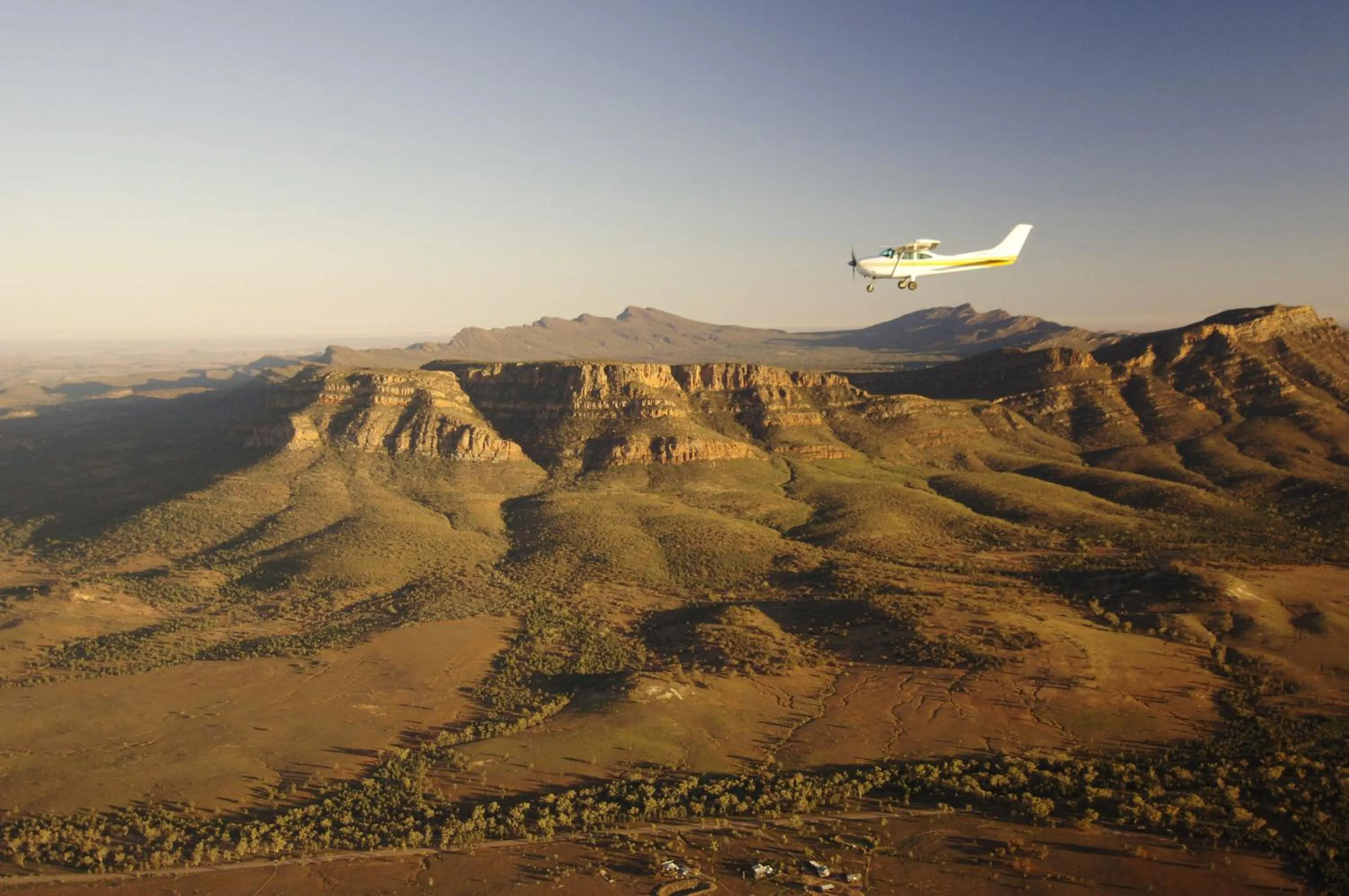 Bird's eye view in Discovery Resorts - Wilpena Pound