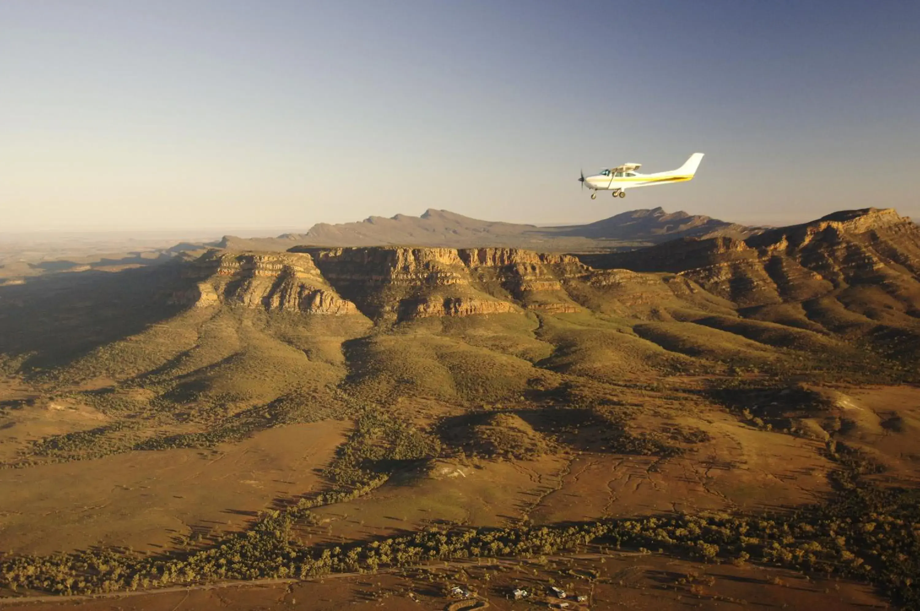 Bird's eye view in Discovery Resorts - Wilpena Pound Bird's eye view in Discovery Resorts - Wilpena Pound