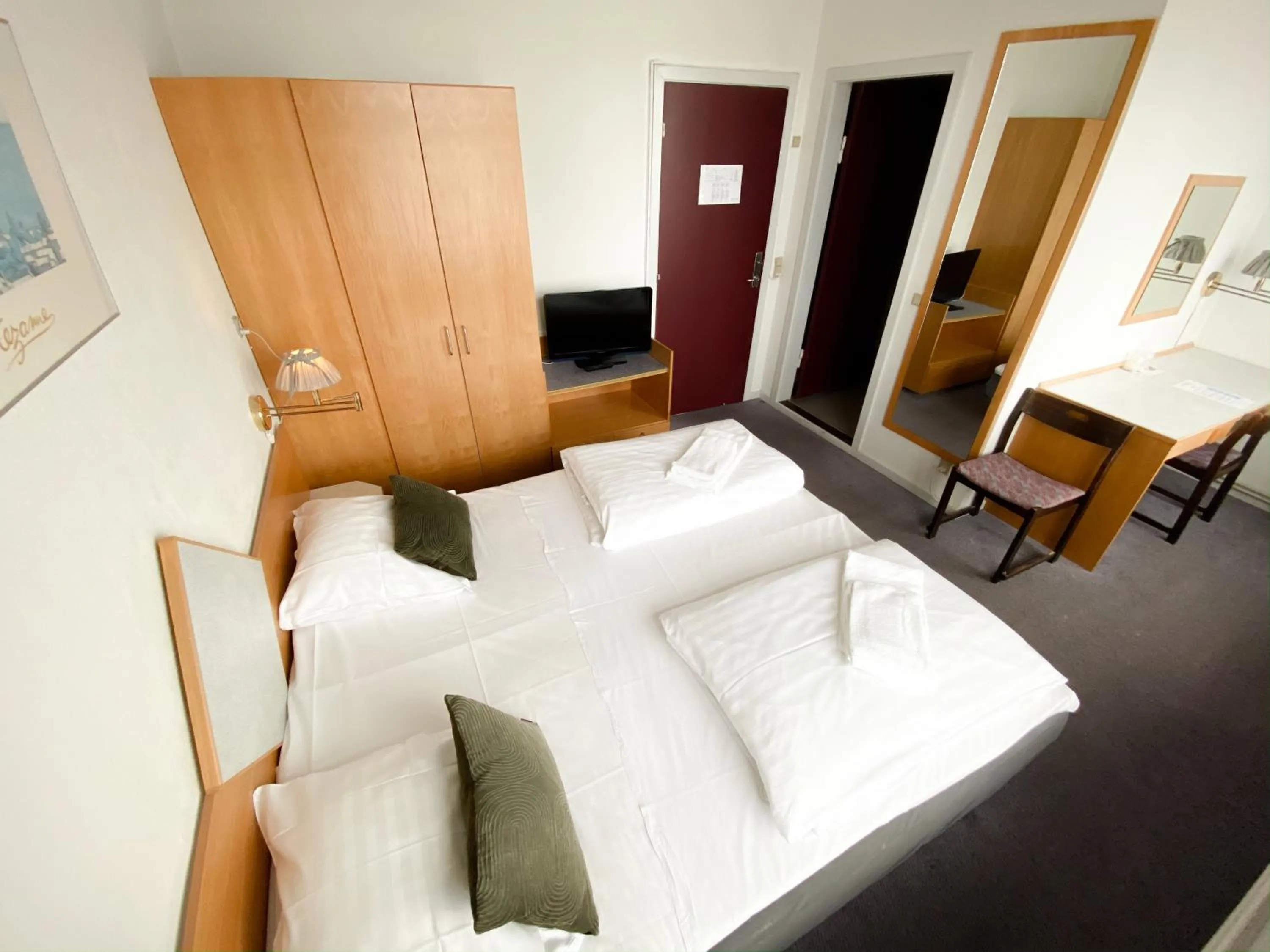 Bed in Løgstør Badehotel - Hotel du Nord