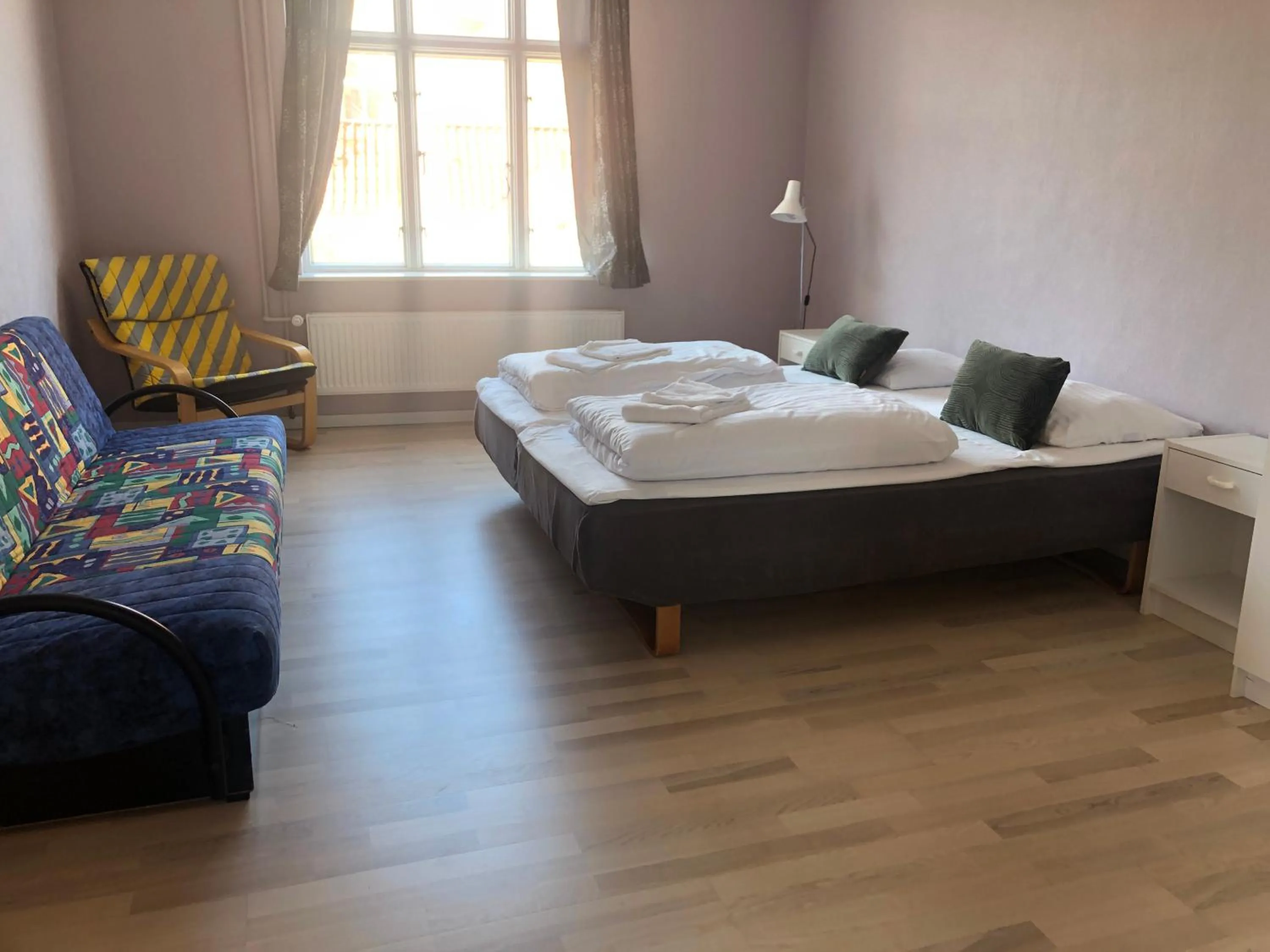 Bed in Løgstør Badehotel - Hotel du Nord