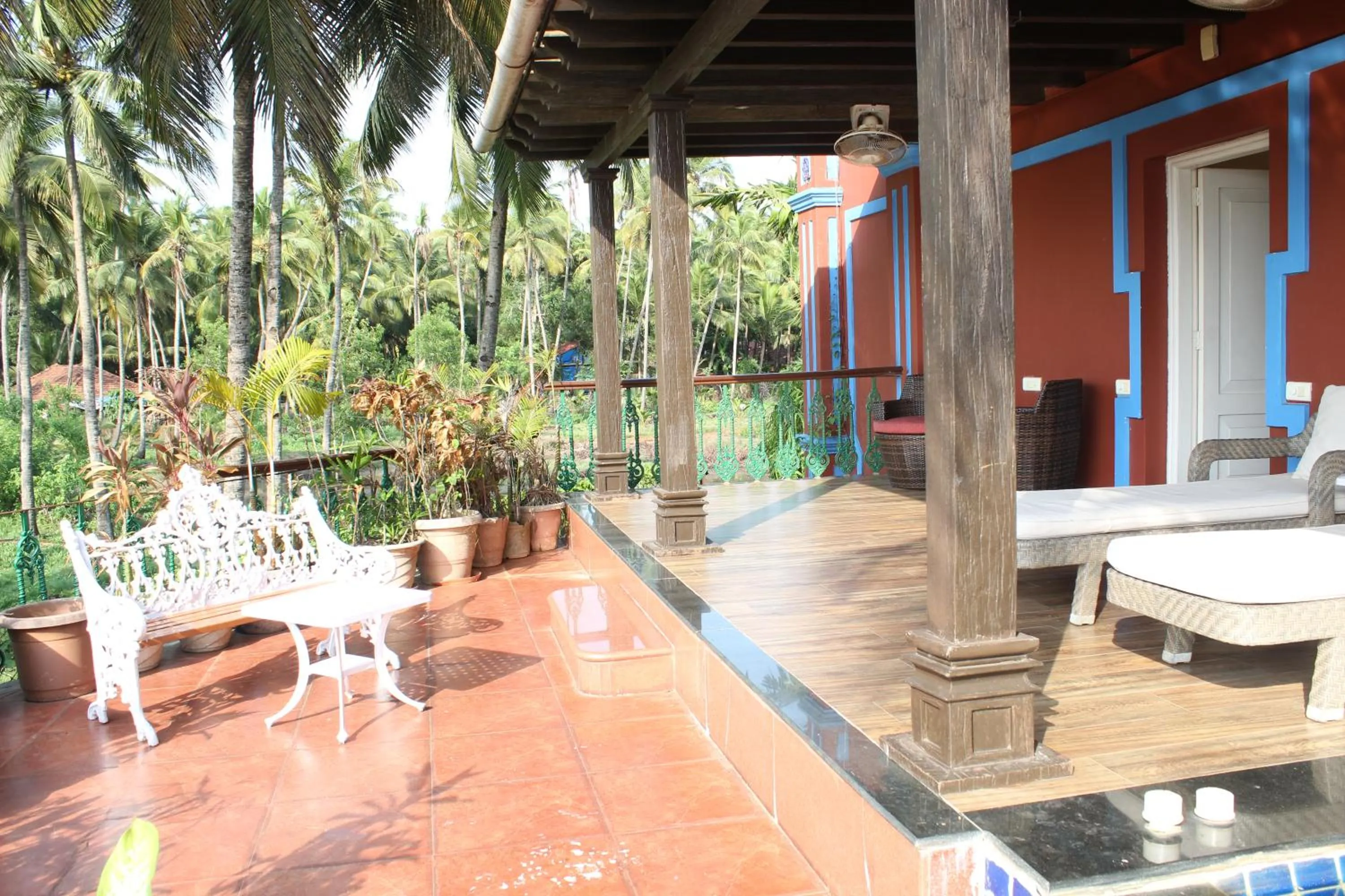 Patio in Fenicia Riverside Resort