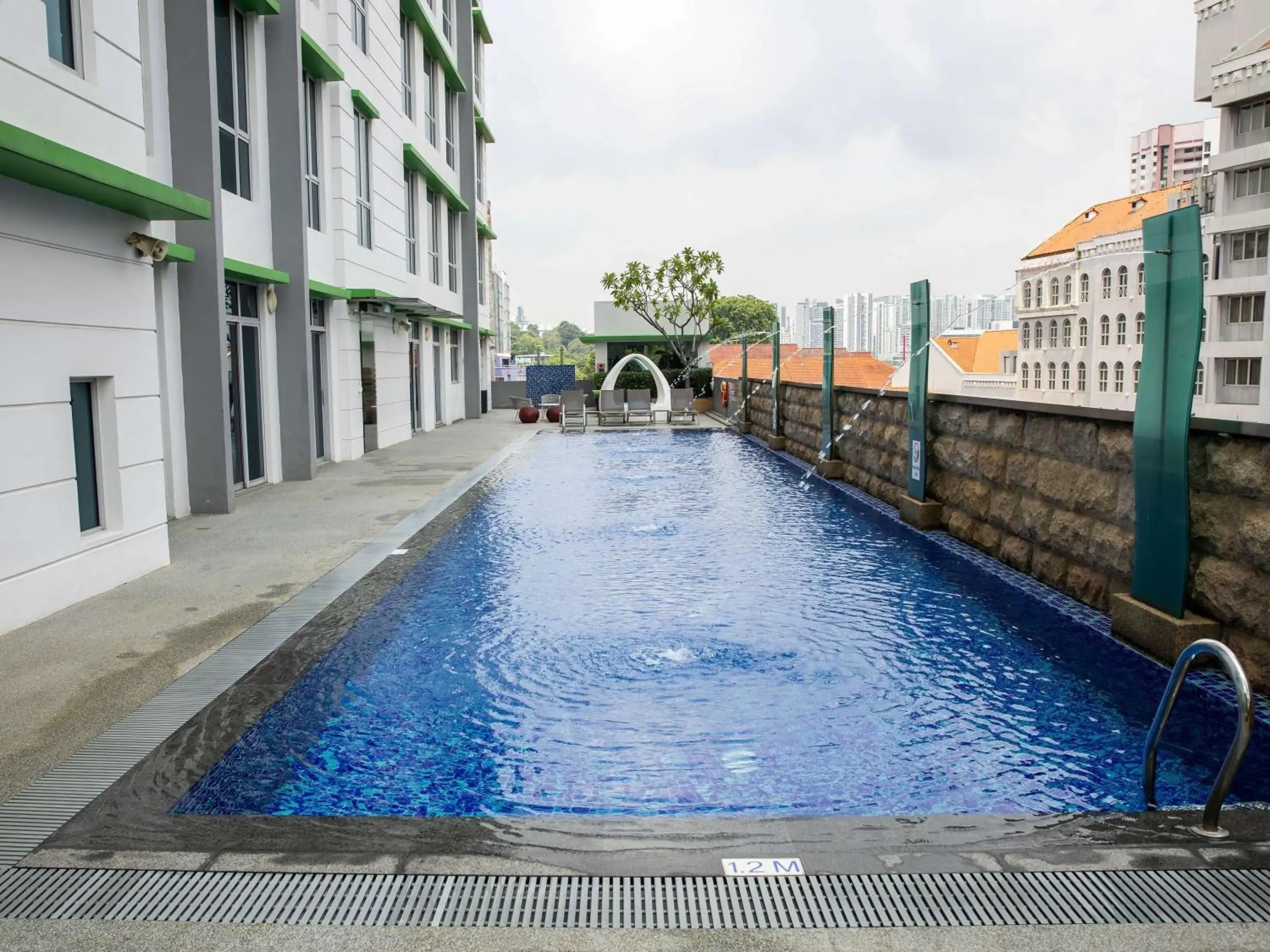 Pool view in ibis Styles Singapore Albert Pool view in ibis Styles Singapore Albert