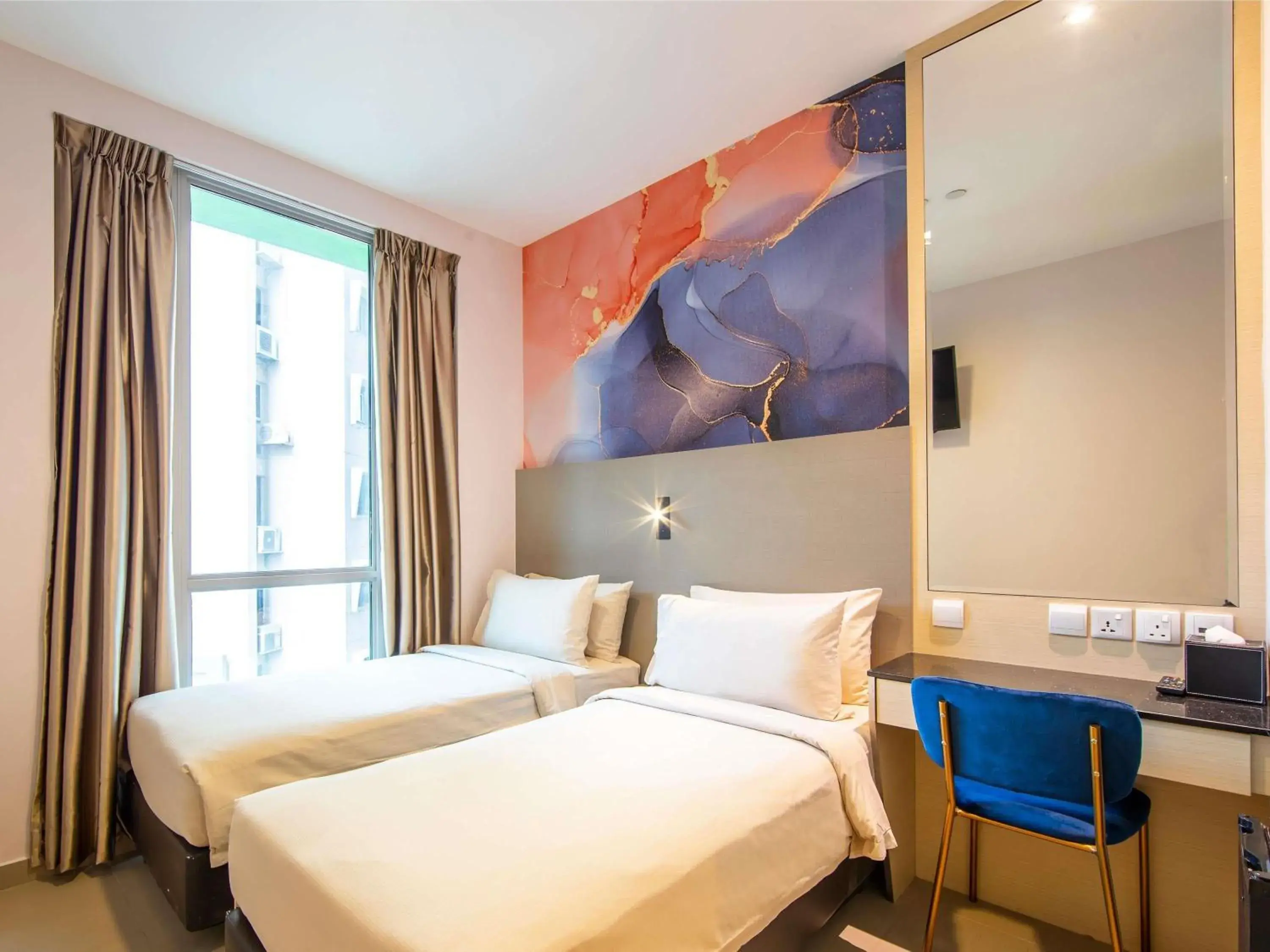 Bedroom, Bed in ibis Styles Singapore Albert Bedroom, Bed in ibis Styles Singapore Albert