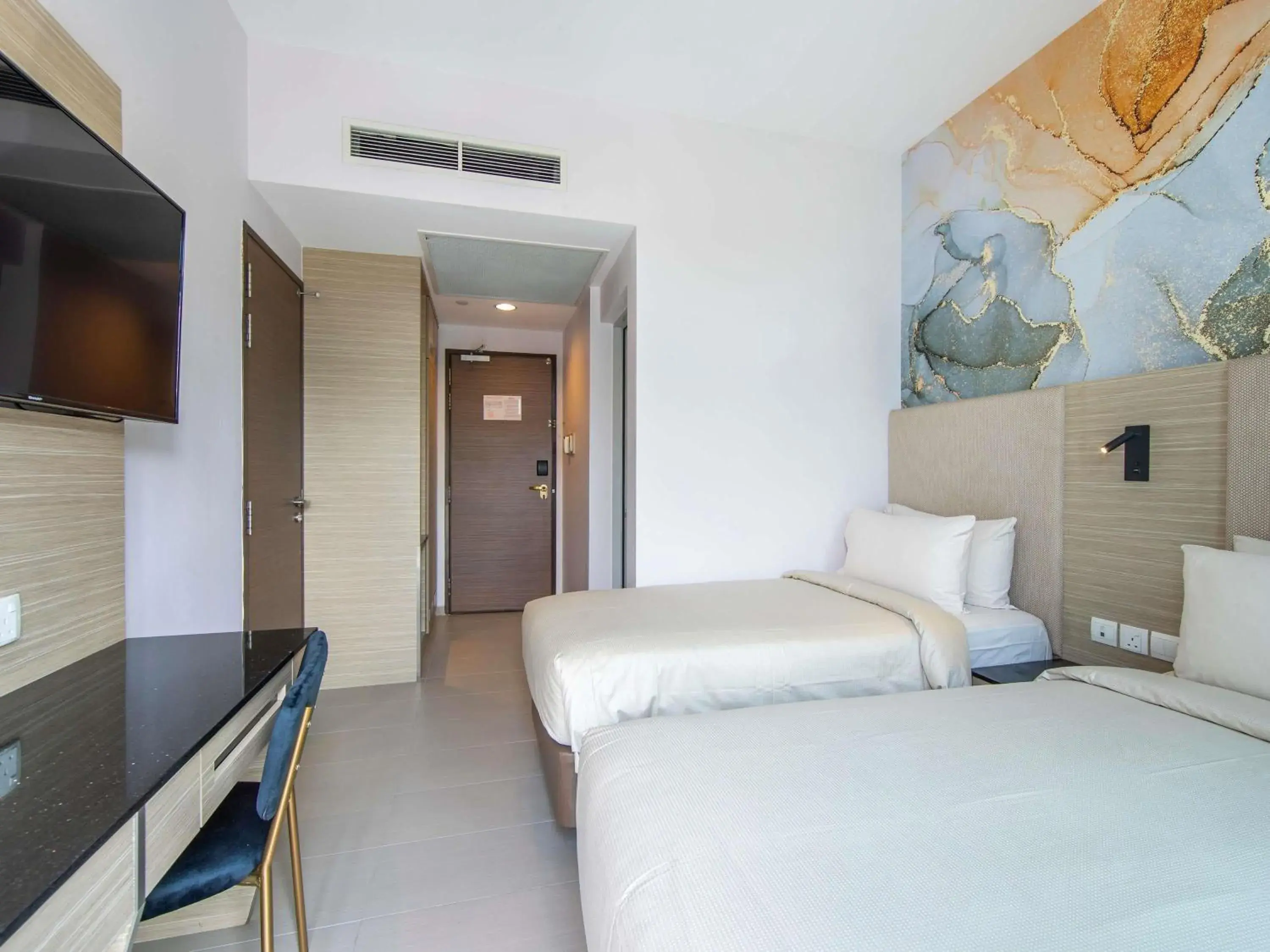 Bedroom, Bed in ibis Styles Singapore Albert Bedroom, Bed in ibis Styles Singapore Albert