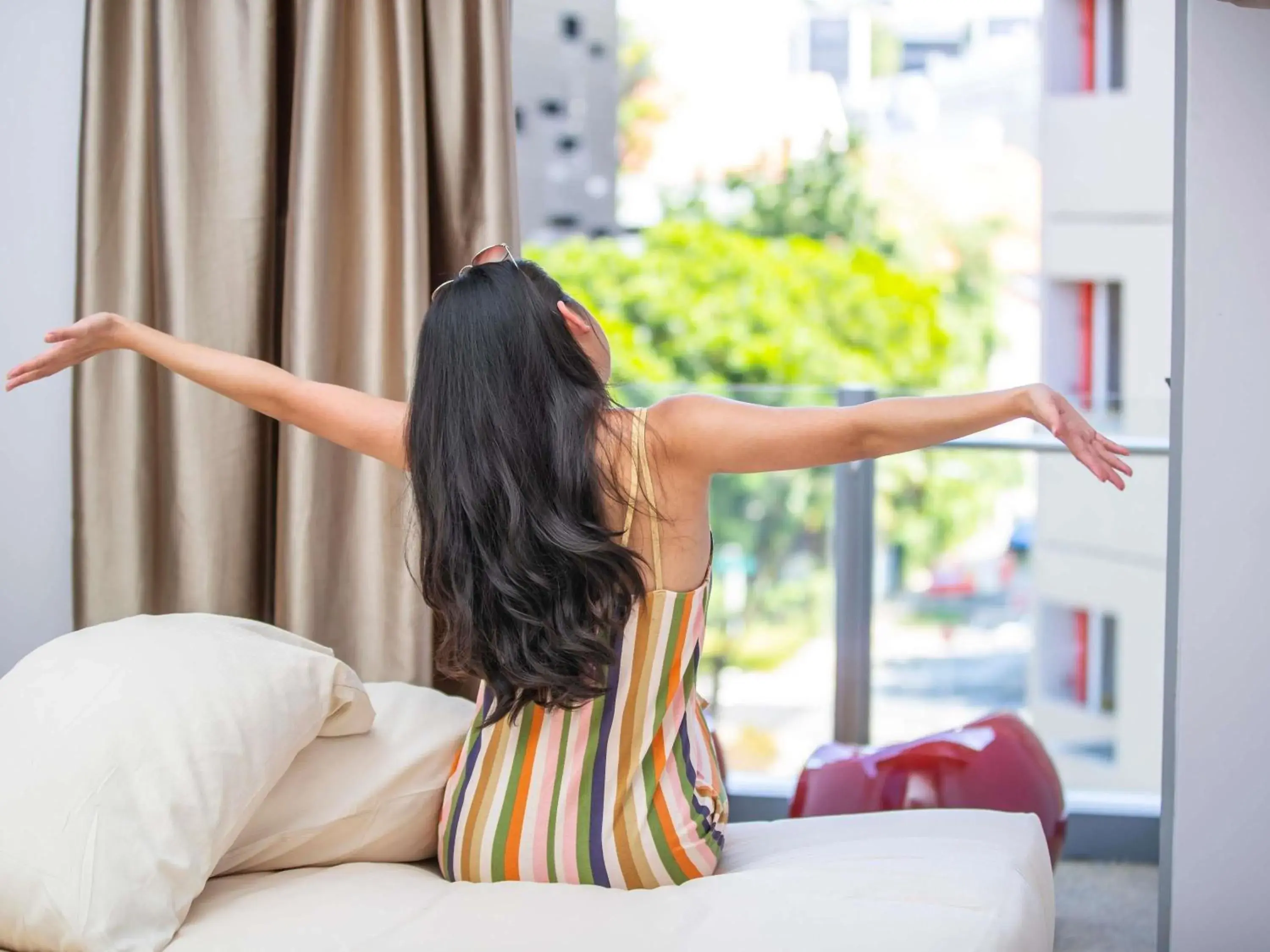 Bedroom, Bed in ibis Styles Singapore Albert Bedroom, Bed in ibis Styles Singapore Albert