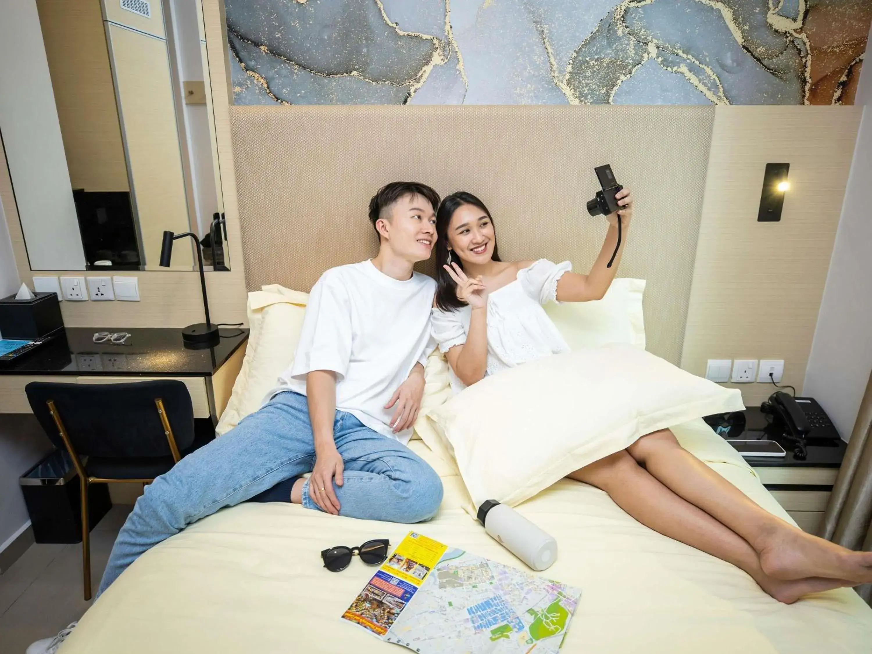 Bedroom, Bed in ibis Styles Singapore Albert Bedroom, Bed in ibis Styles Singapore Albert