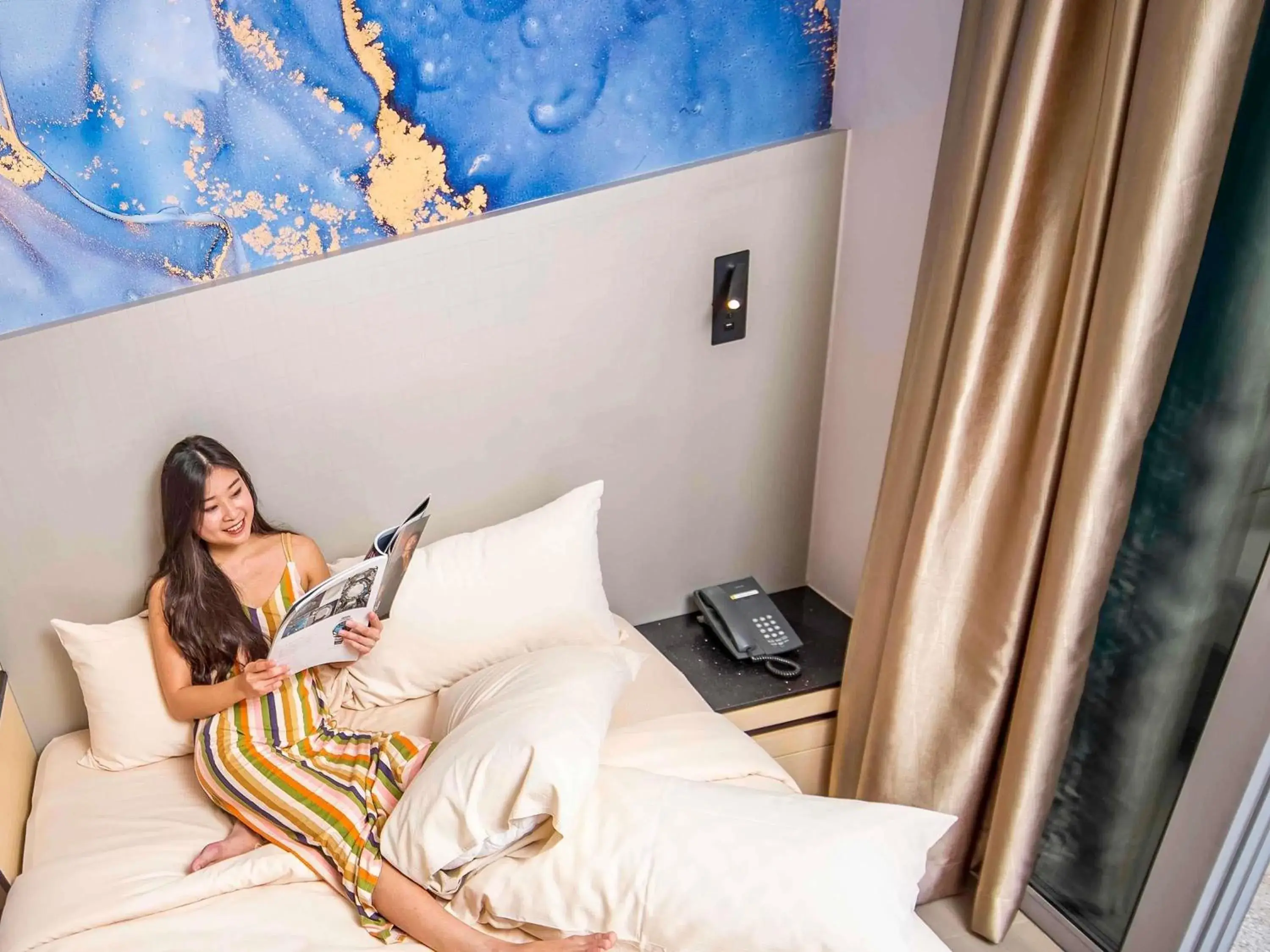 Property building, Bed in ibis Styles Singapore Albert Property building, Bed in ibis Styles Singapore Albert