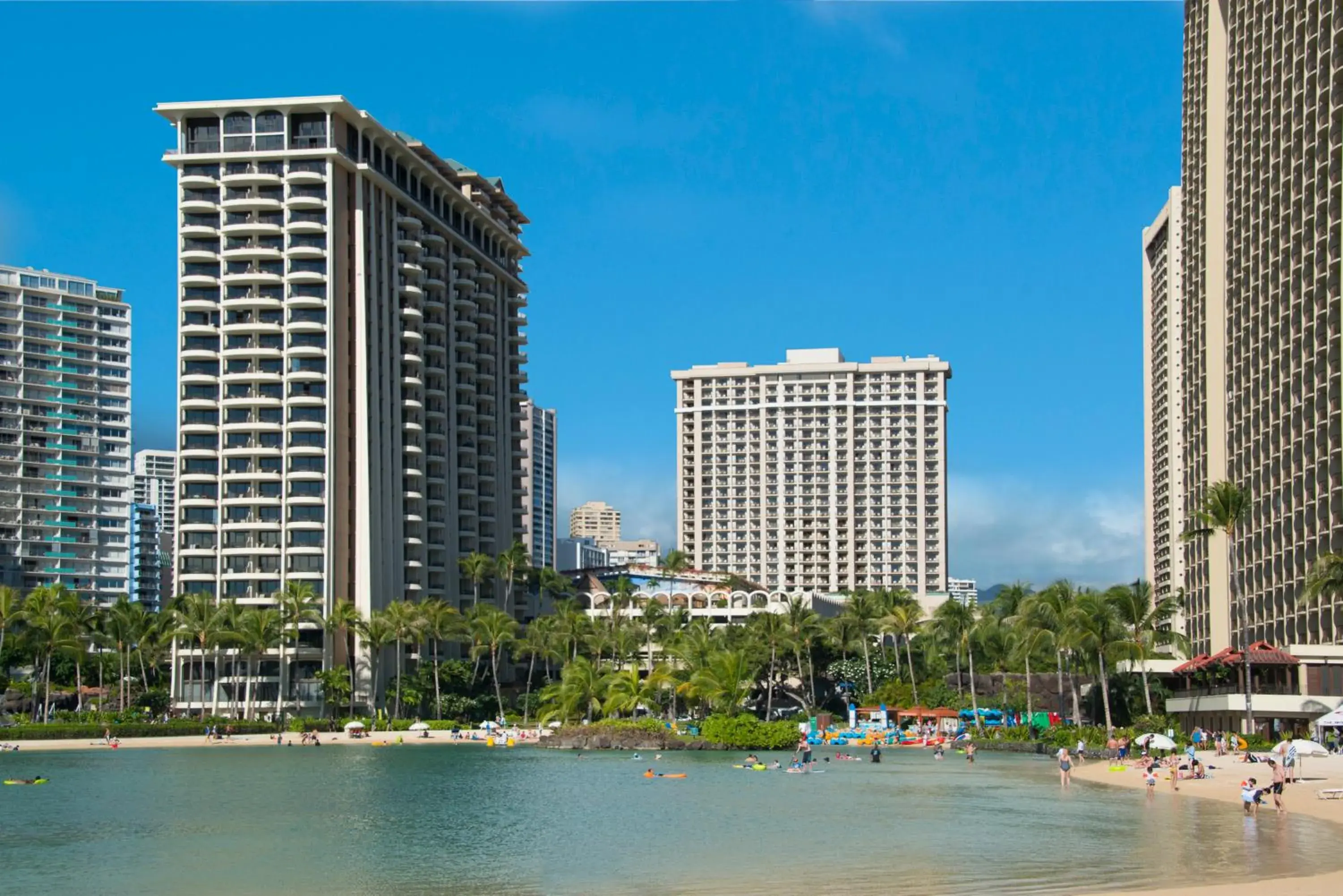 Property building in Hilton Grand Vacations Club at Hilton Hawaiian Village Property building in Hilton Grand Vacations Club at Hilton Hawaiian Village
