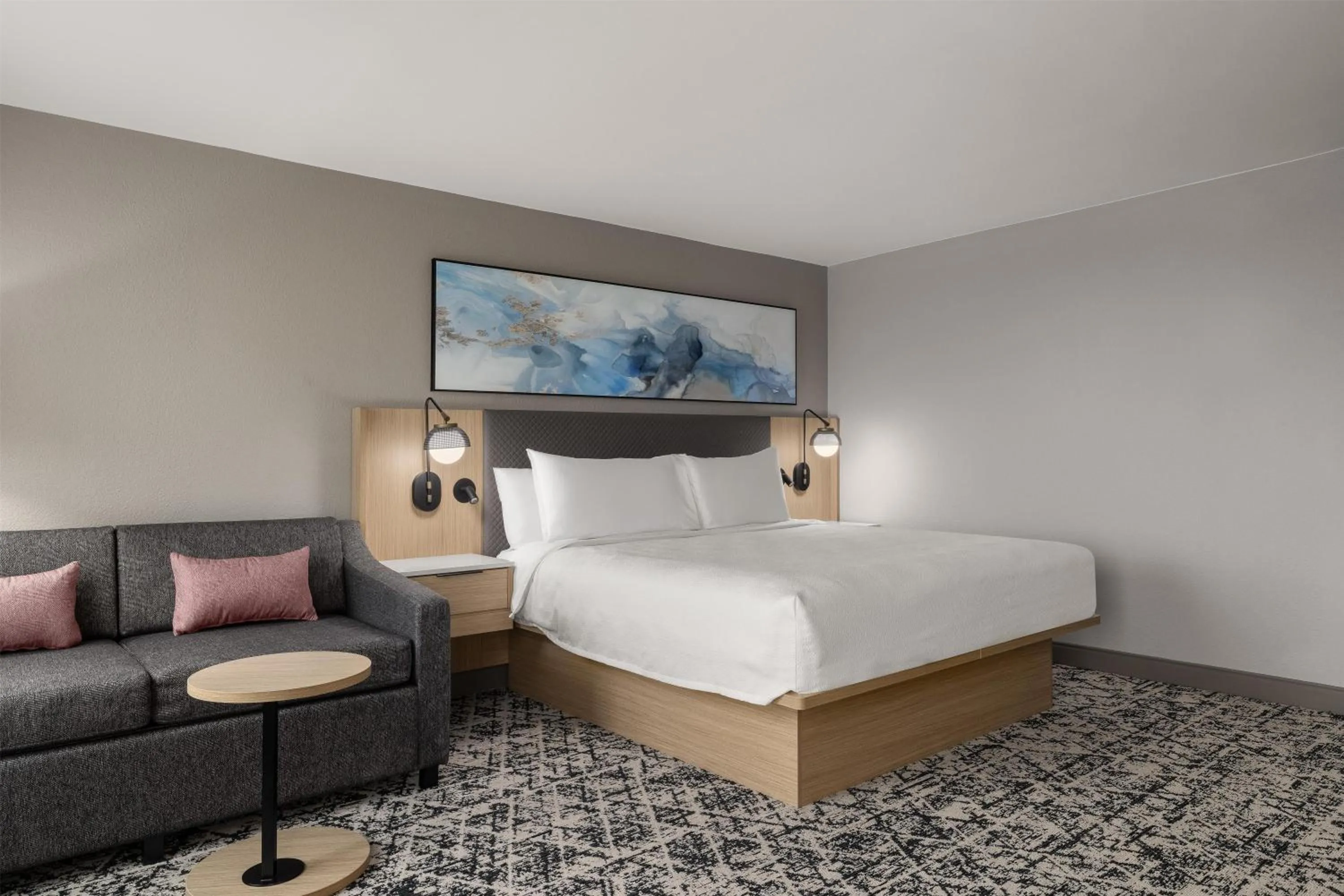 Living room, Bed in Hilton Garden Inn Washington DC/Greenbelt