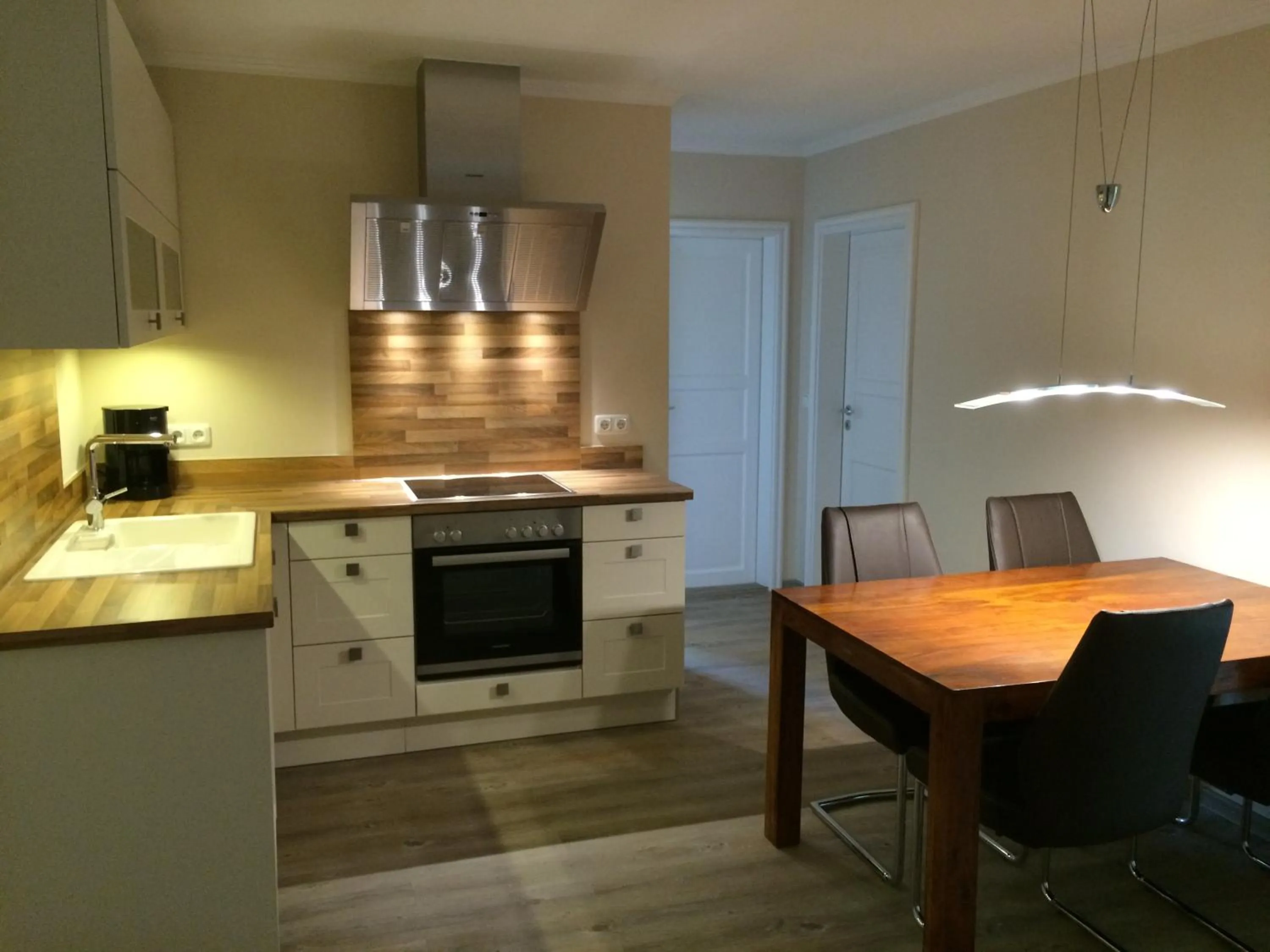 Kitchen or kitchenette in Gästehaus Brandnerhof