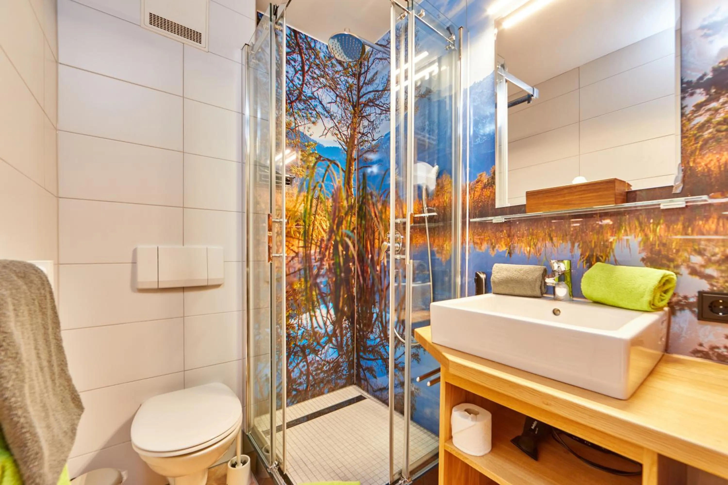 Shower in Gästehaus Brandnerhof