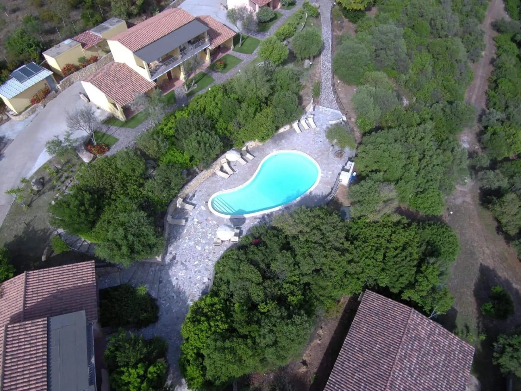 Bird's eye view in Hotel Belvedere