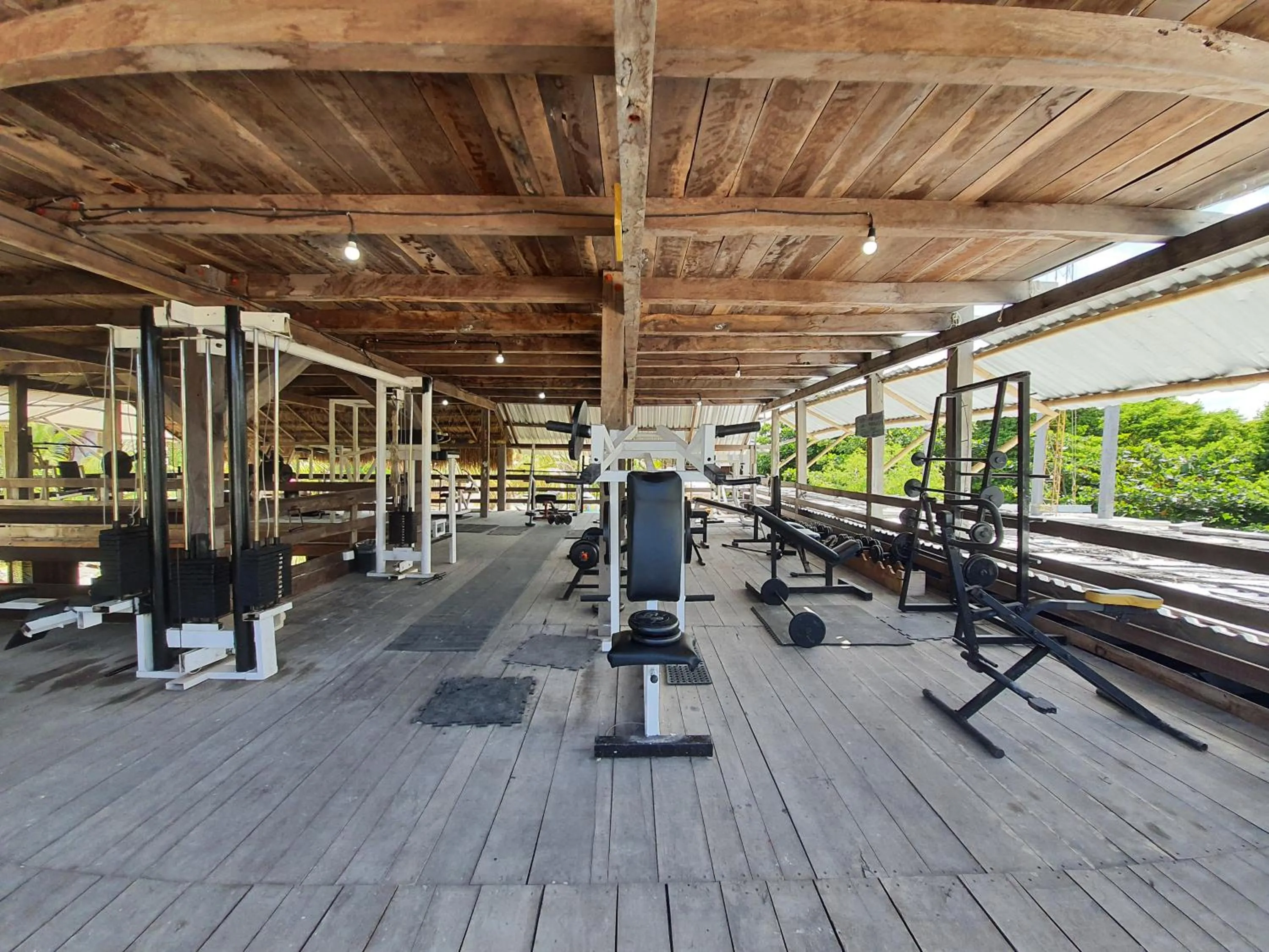 Fitness centre/facilities in Eco Cabañas Bluekay