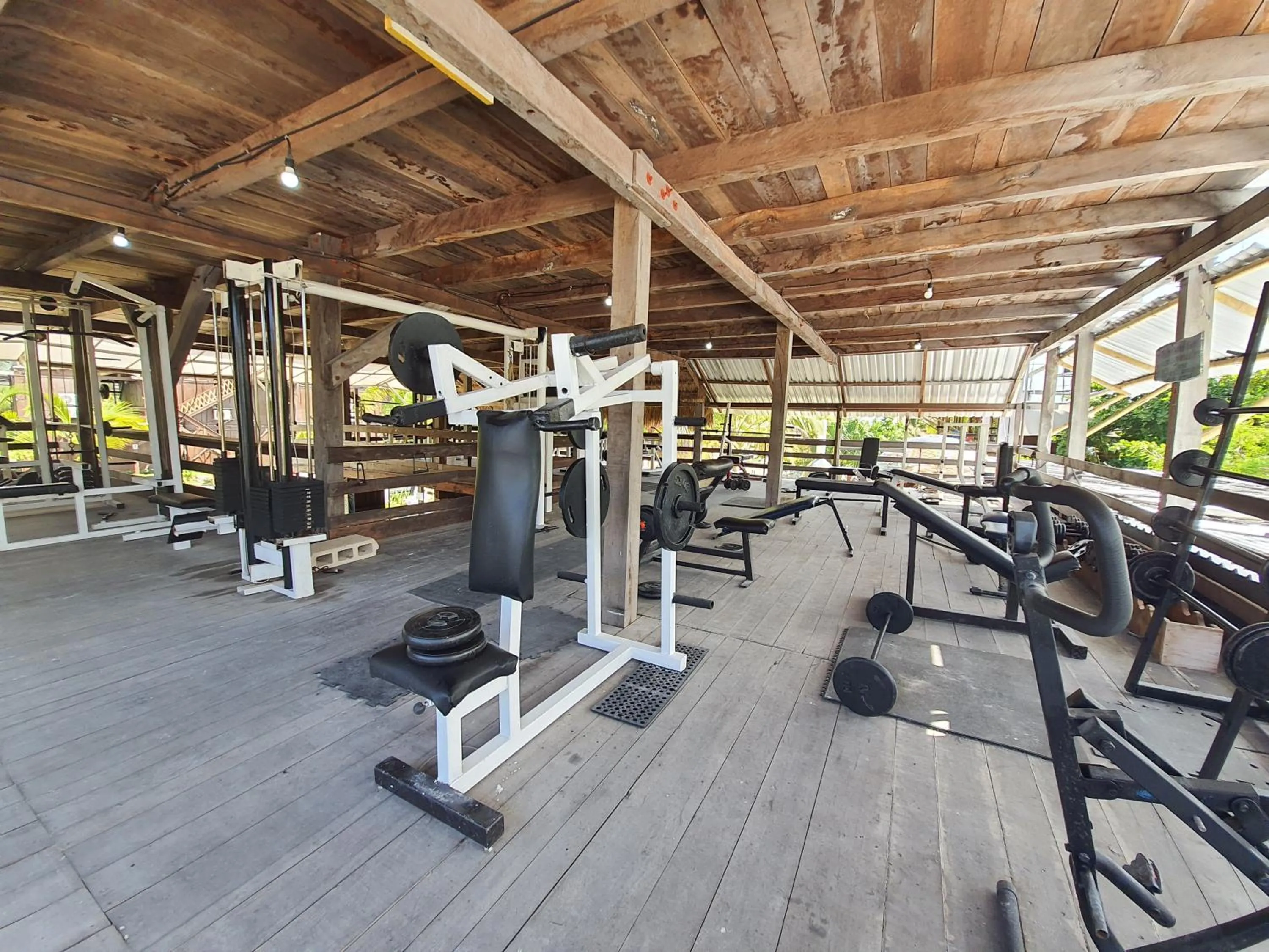 Fitness centre/facilities in Eco Cabañas Bluekay