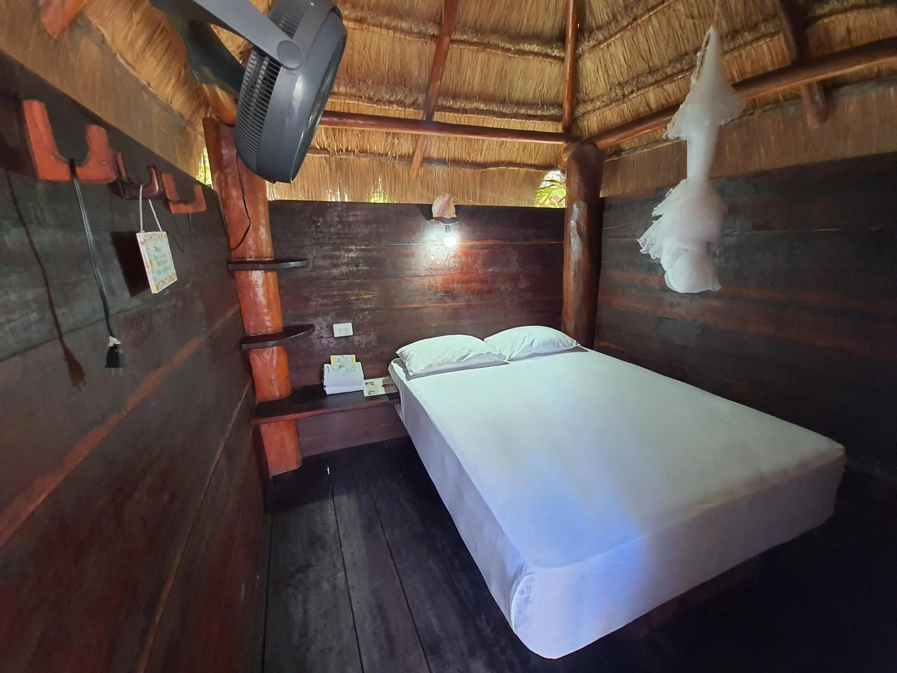 Bed in Eco Cabañas Bluekay