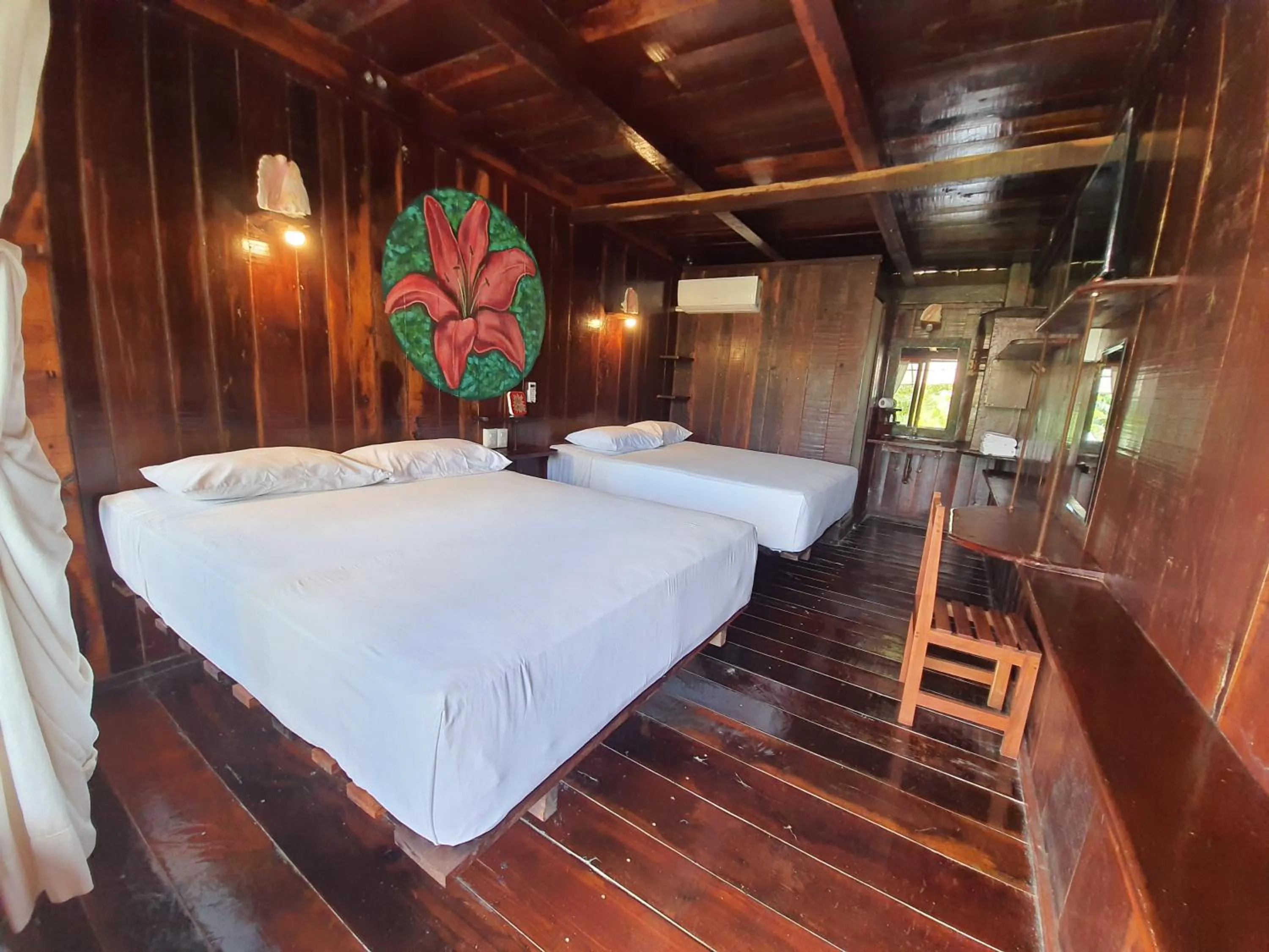 Bed in Eco Cabañas Bluekay