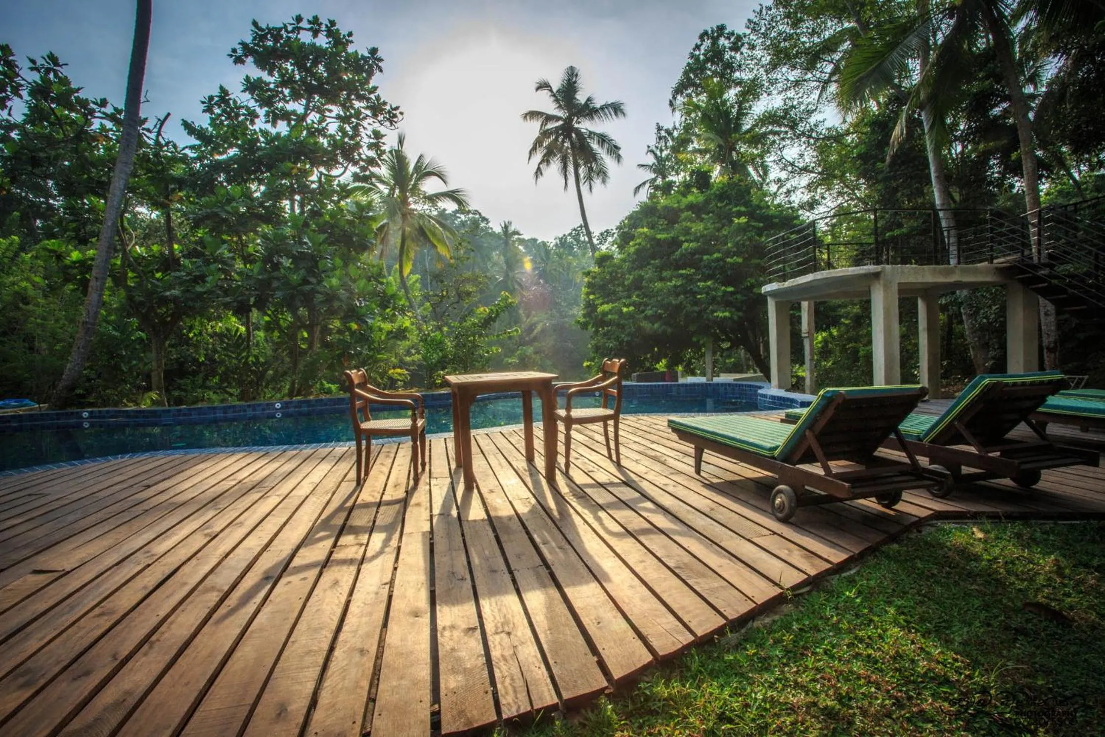 Garden in Jungle Village Unawatuna