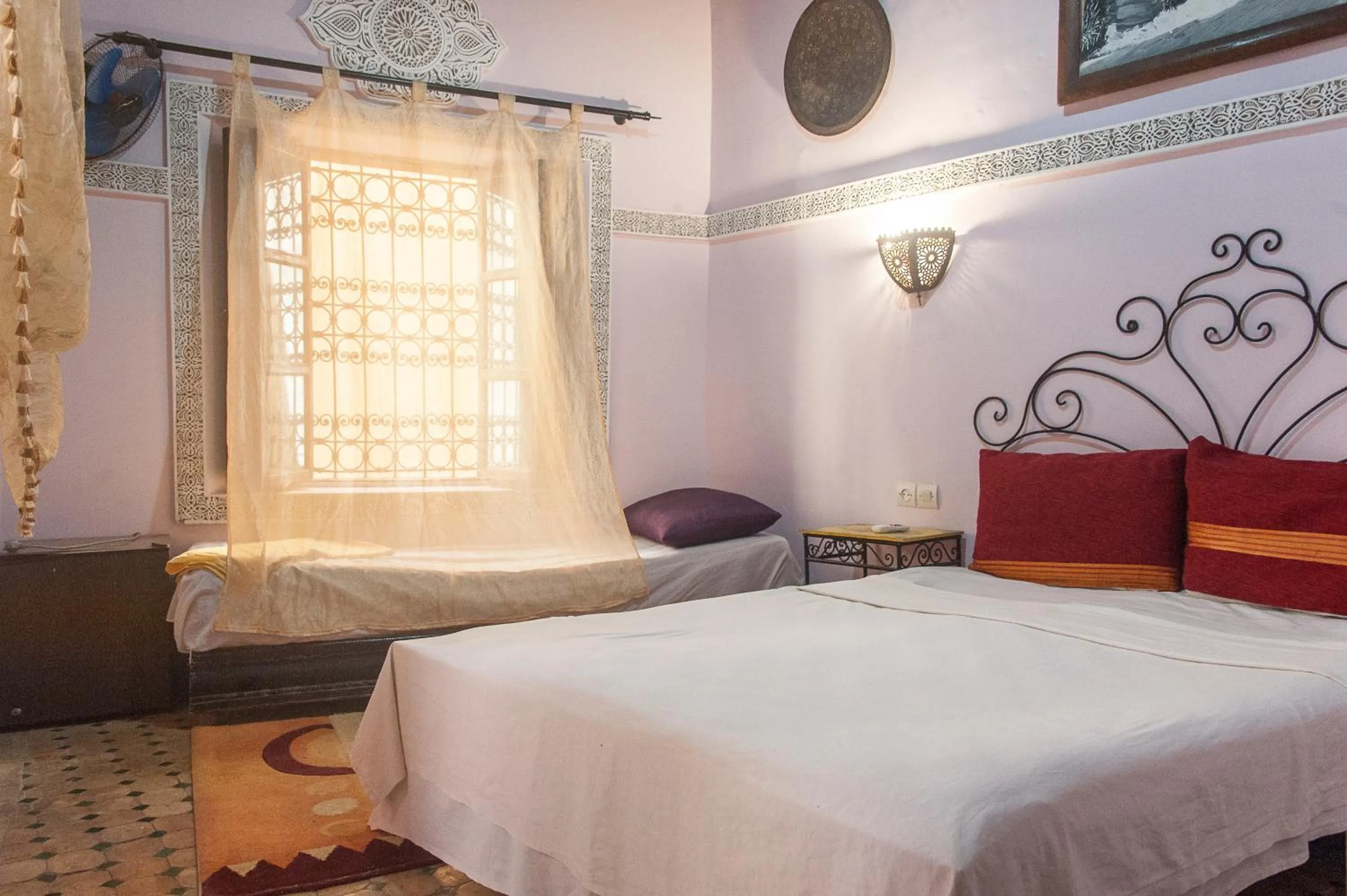 Bed in Riad Anass Al Ouali