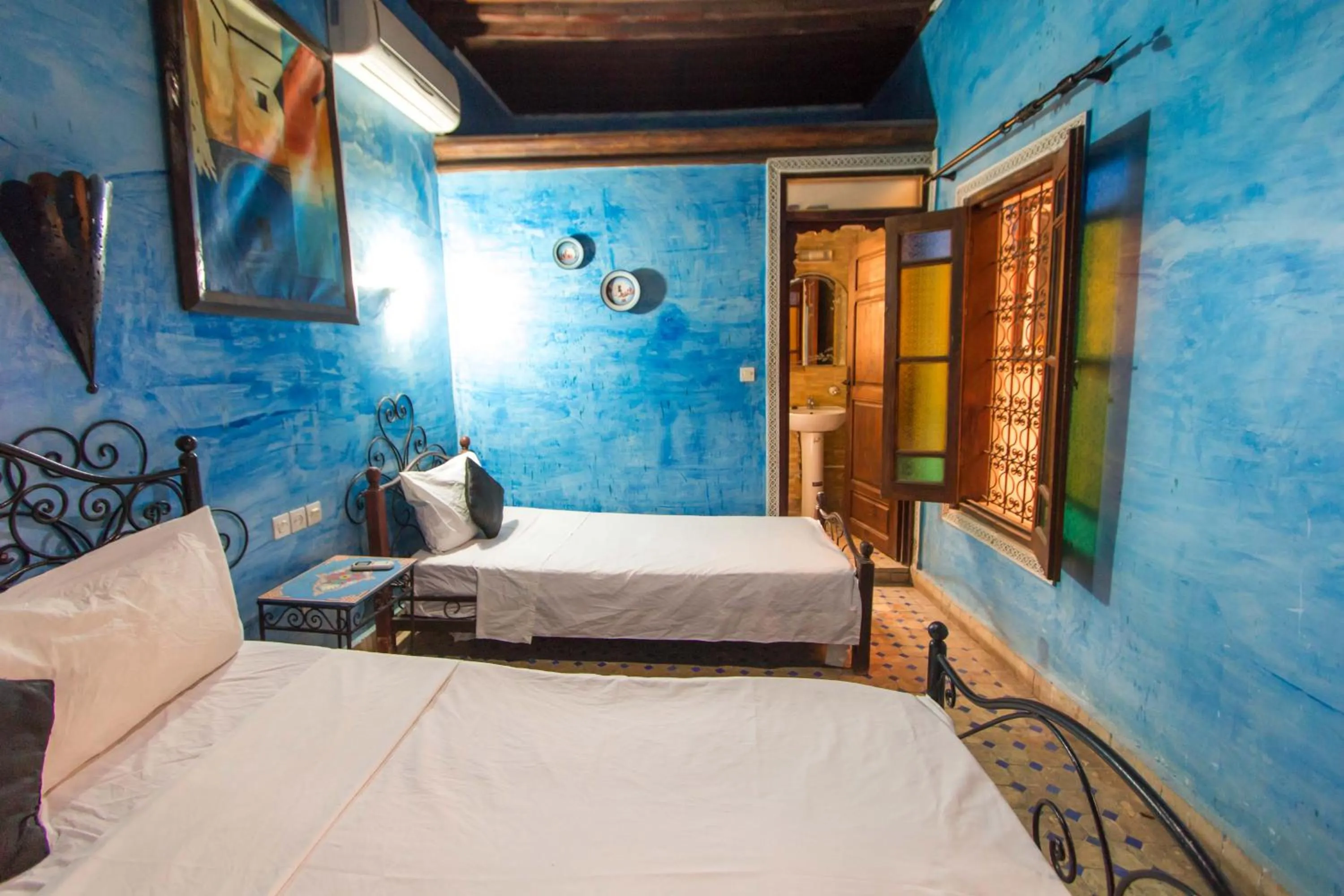 Bed in Riad Anass Al Ouali