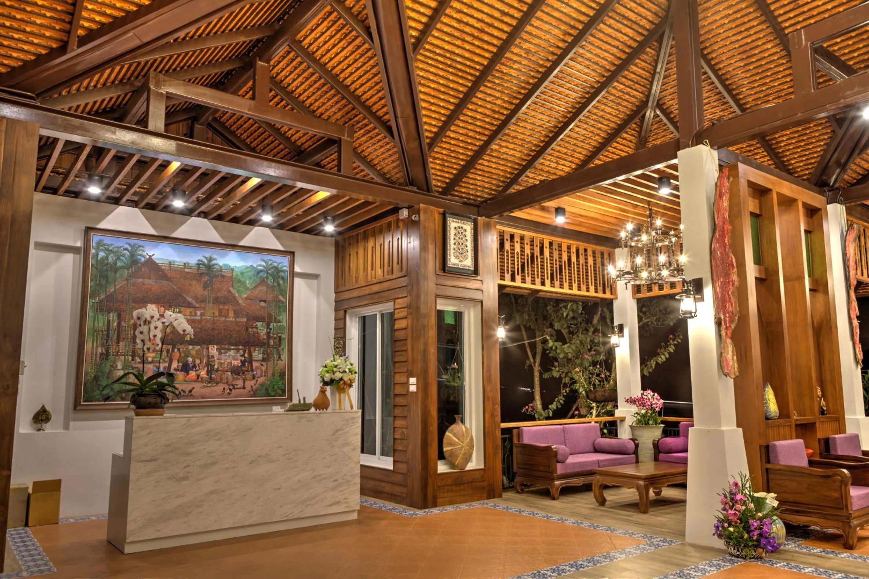 Lobby or reception in Tippaya Villa