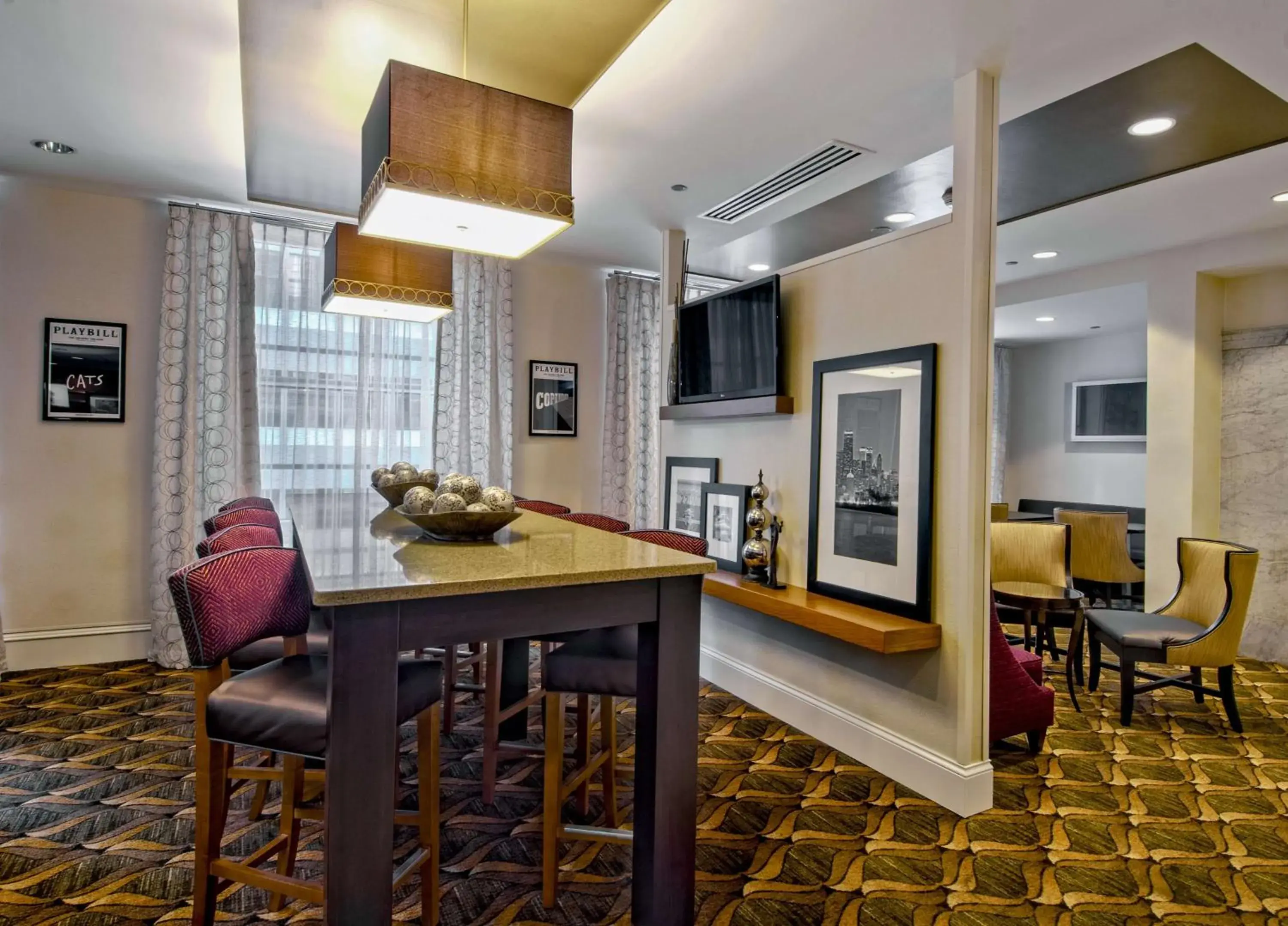 Lobby or reception in Hampton Inn Majestic Chicago Theatre District Lobby or reception in Hampton Inn Majestic Chicago Theatre District