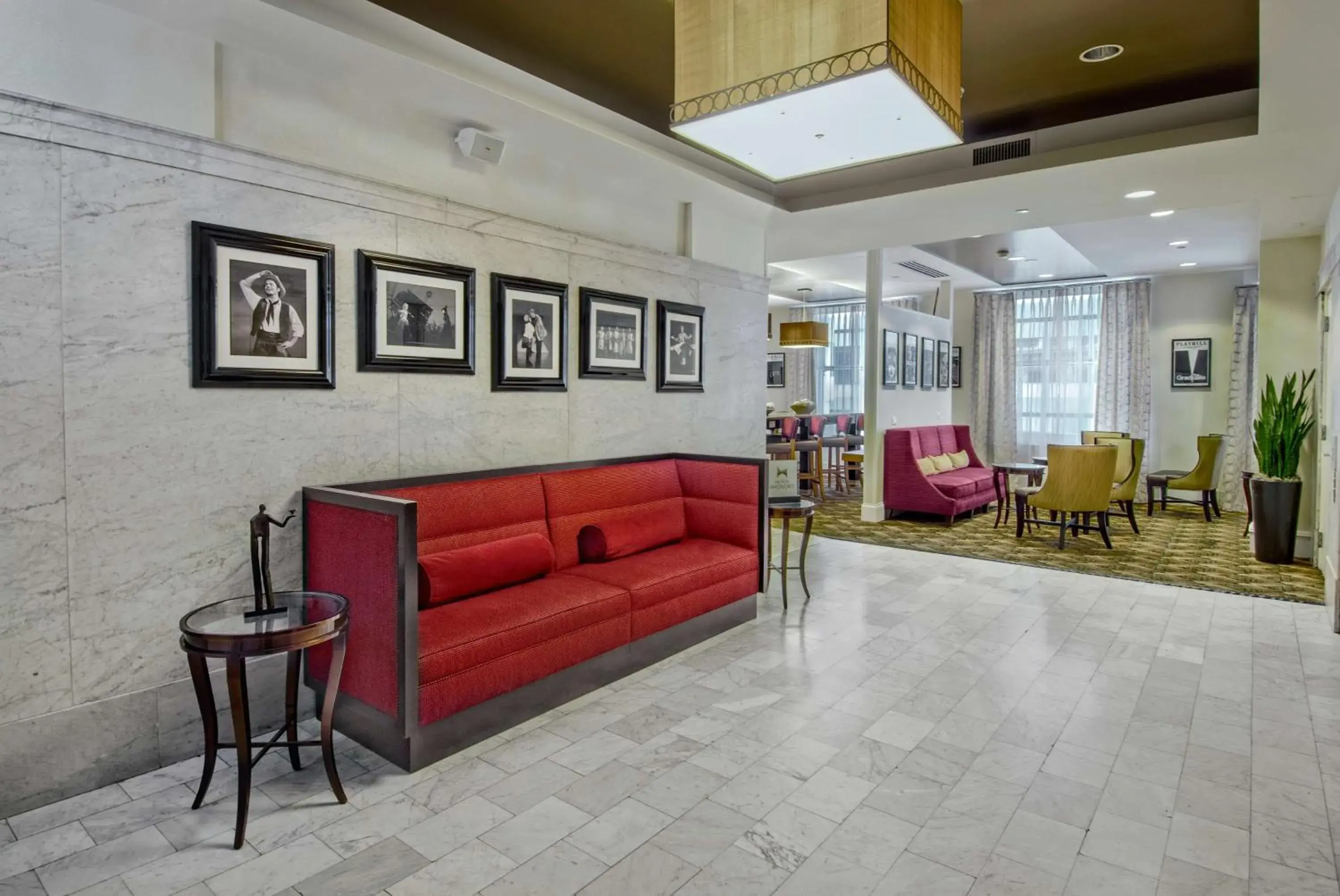 Lobby or reception in Hampton Inn Majestic Chicago Theatre District Lobby or reception in Hampton Inn Majestic Chicago Theatre District