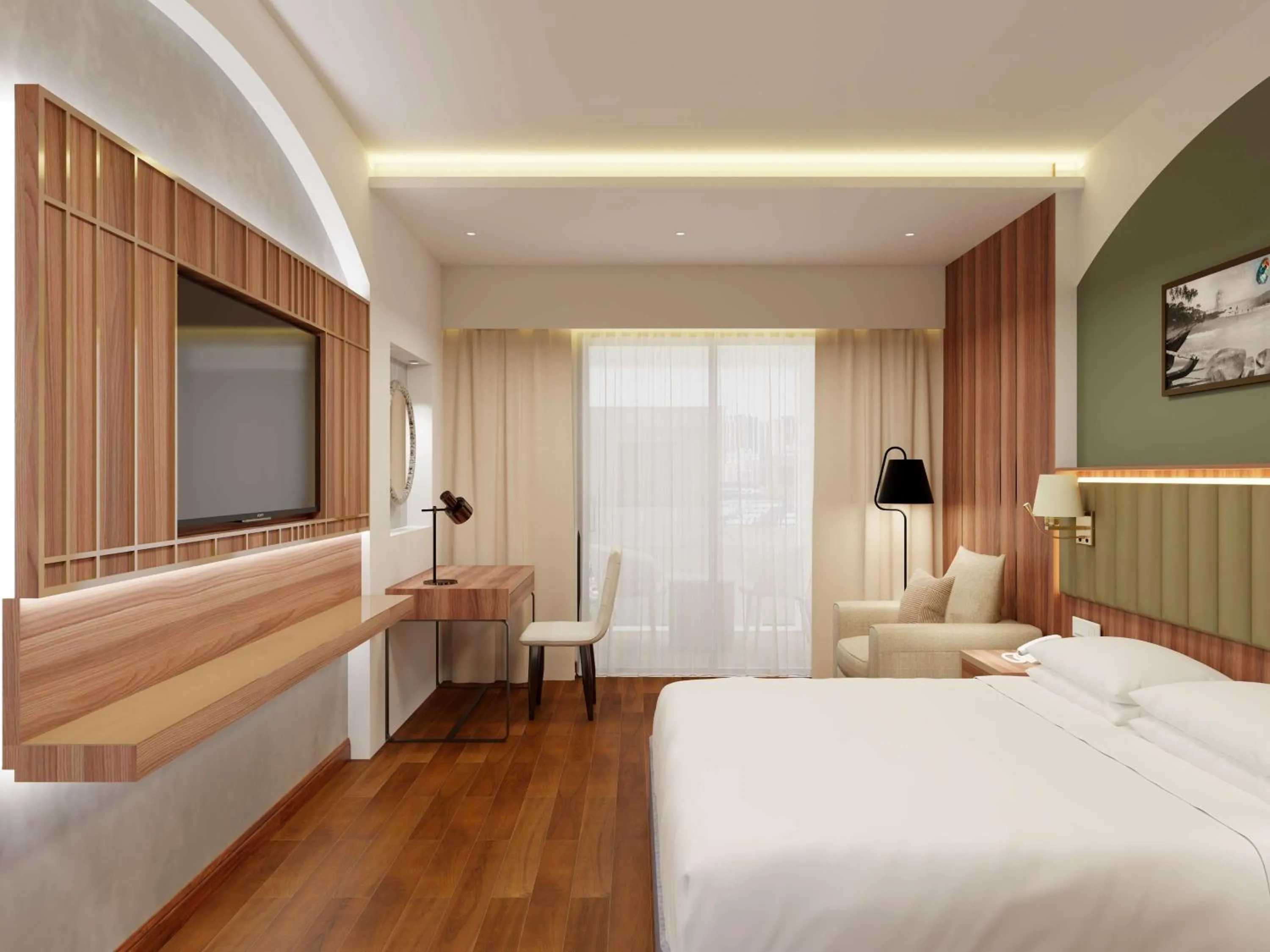 Bedroom, Bed in Park Inn by Radisson Goa Candolim