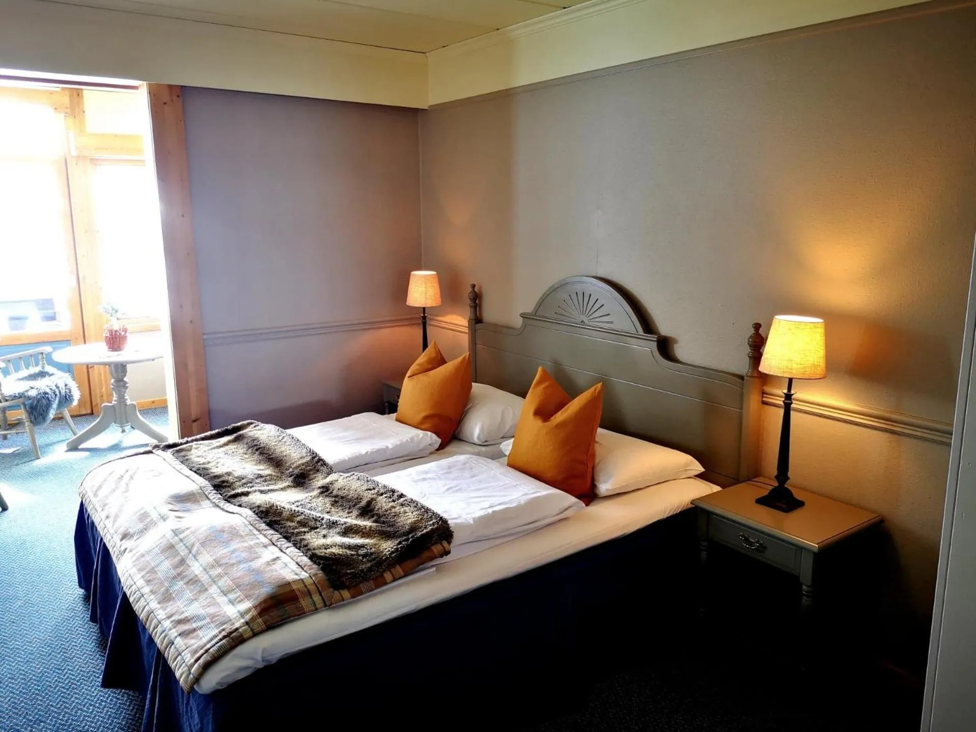 Bed in Grotli Høyfjellshotell