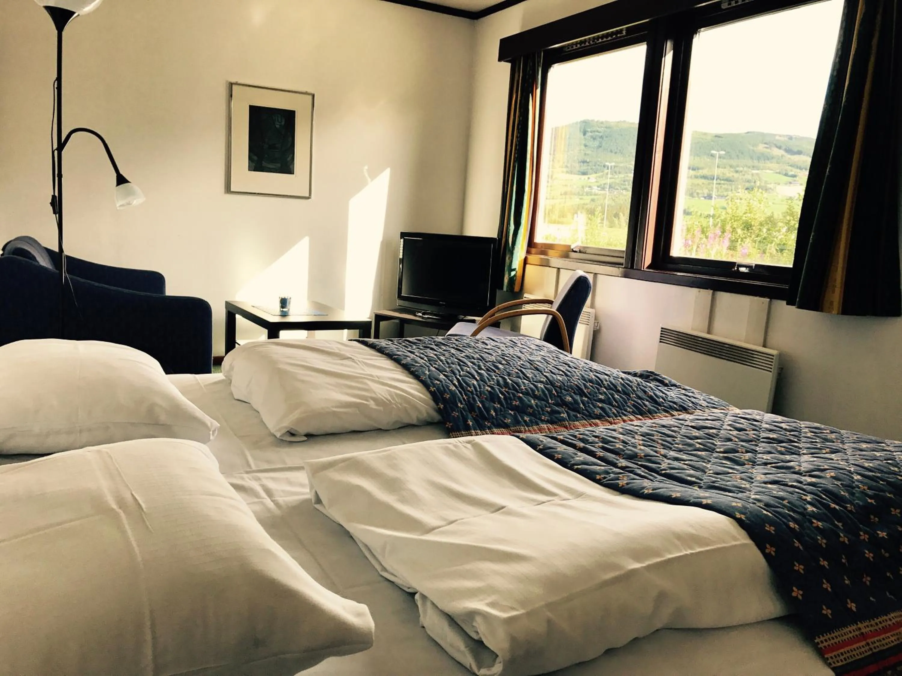 Bed in Sødorp Gjestgivergård Motell