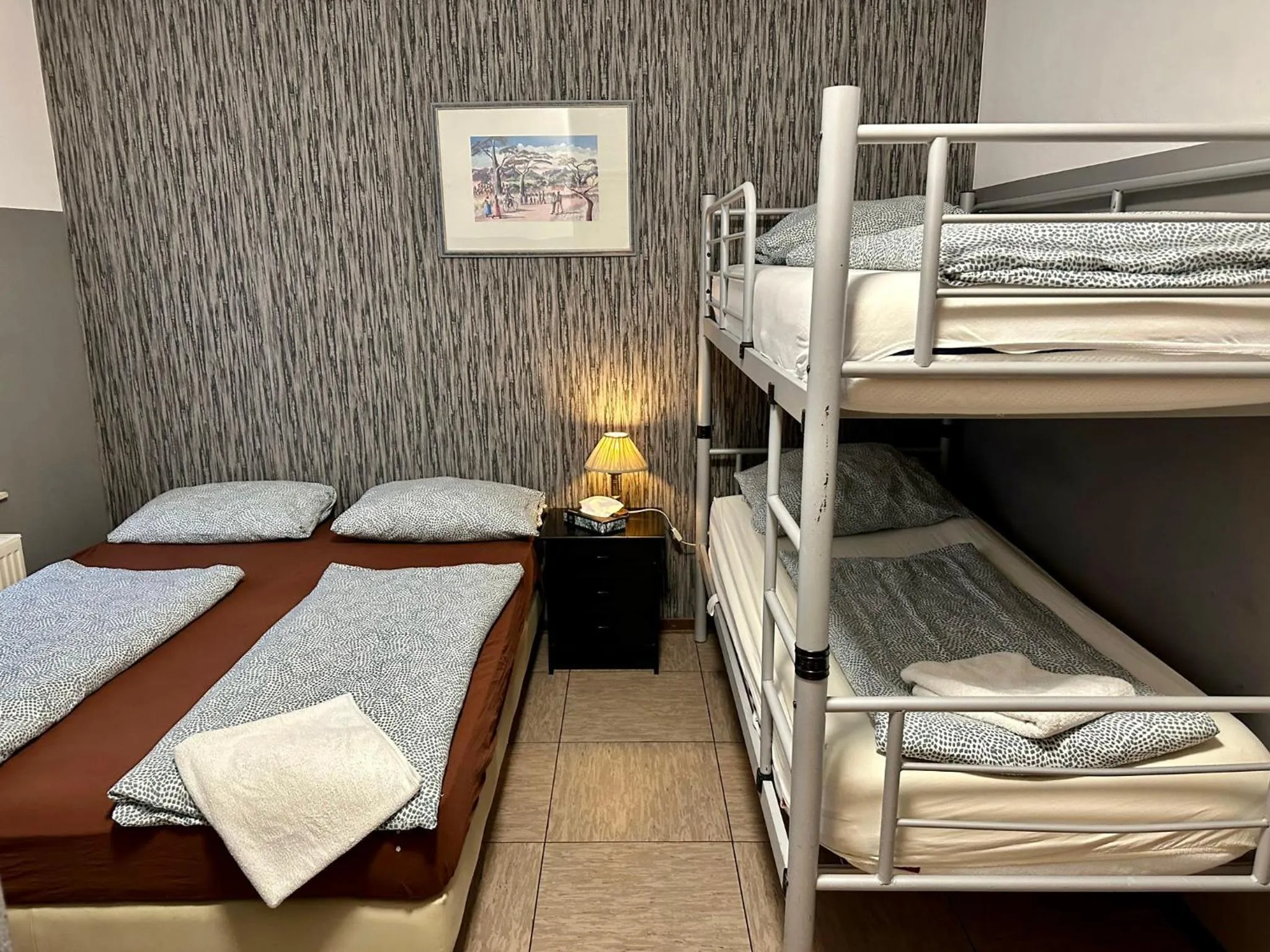 Bed in Hotel Landhaus Köln