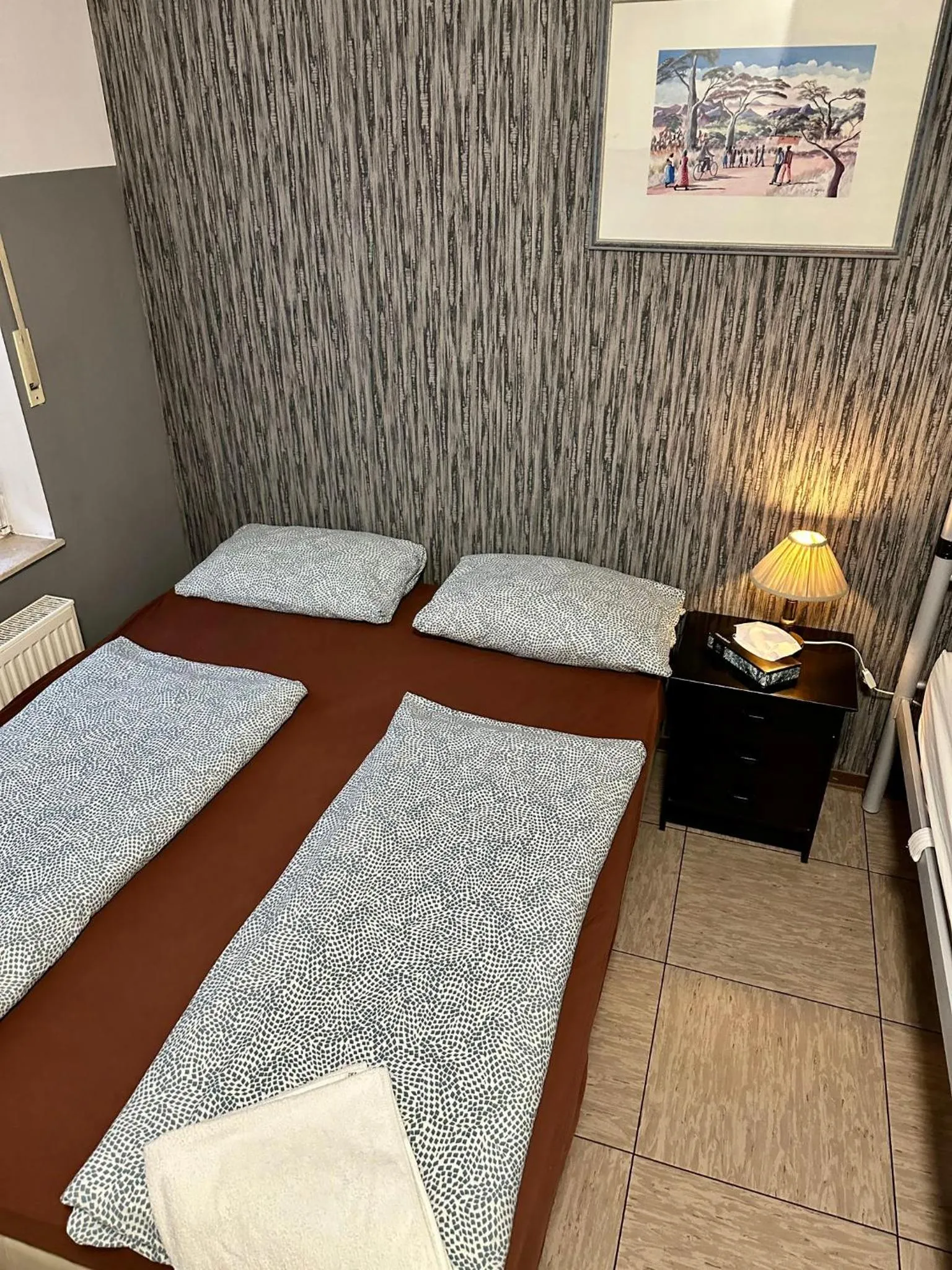 Bed in Hotel Landhaus Köln