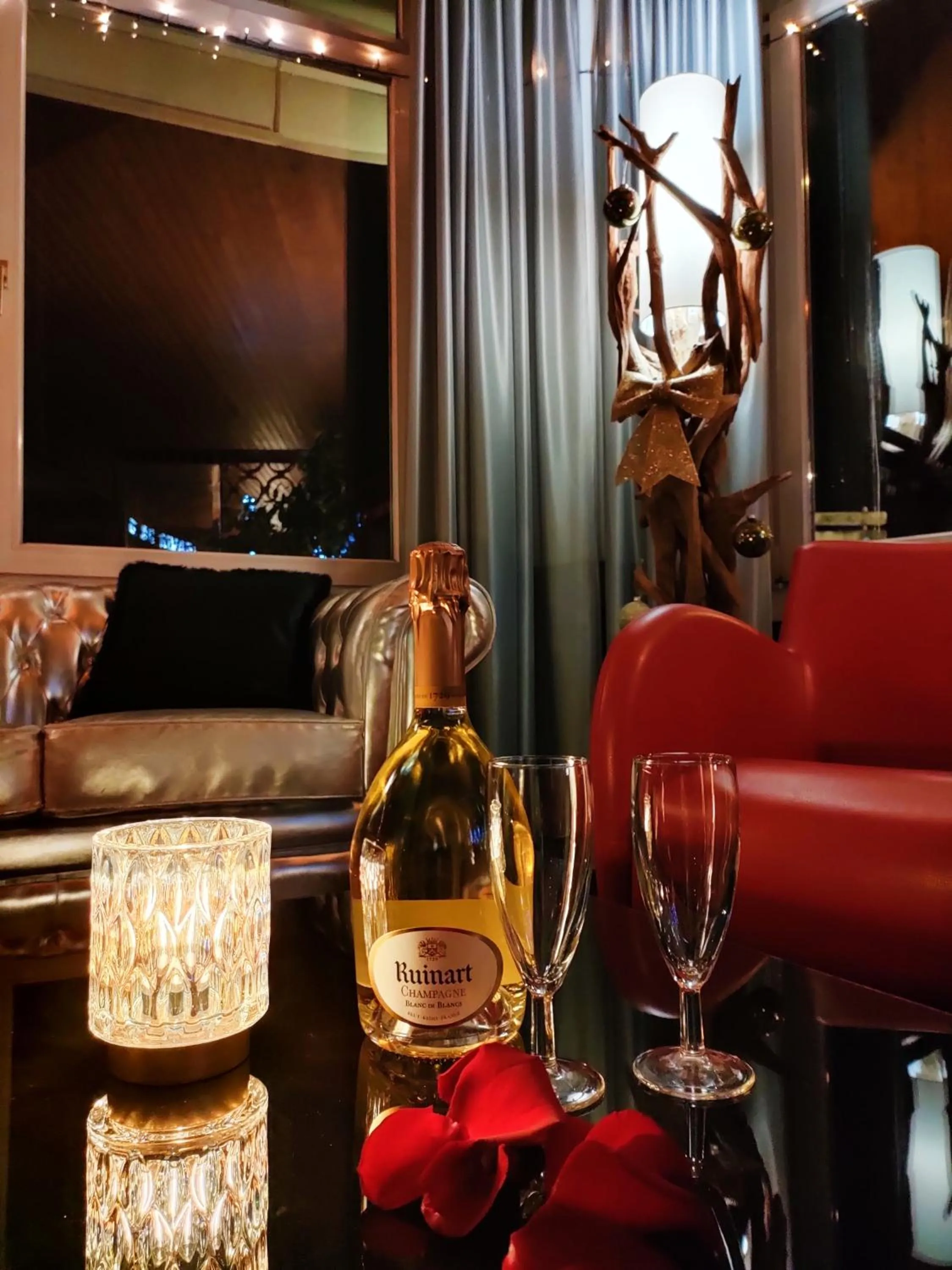 Living room in Hôtel La Réserve