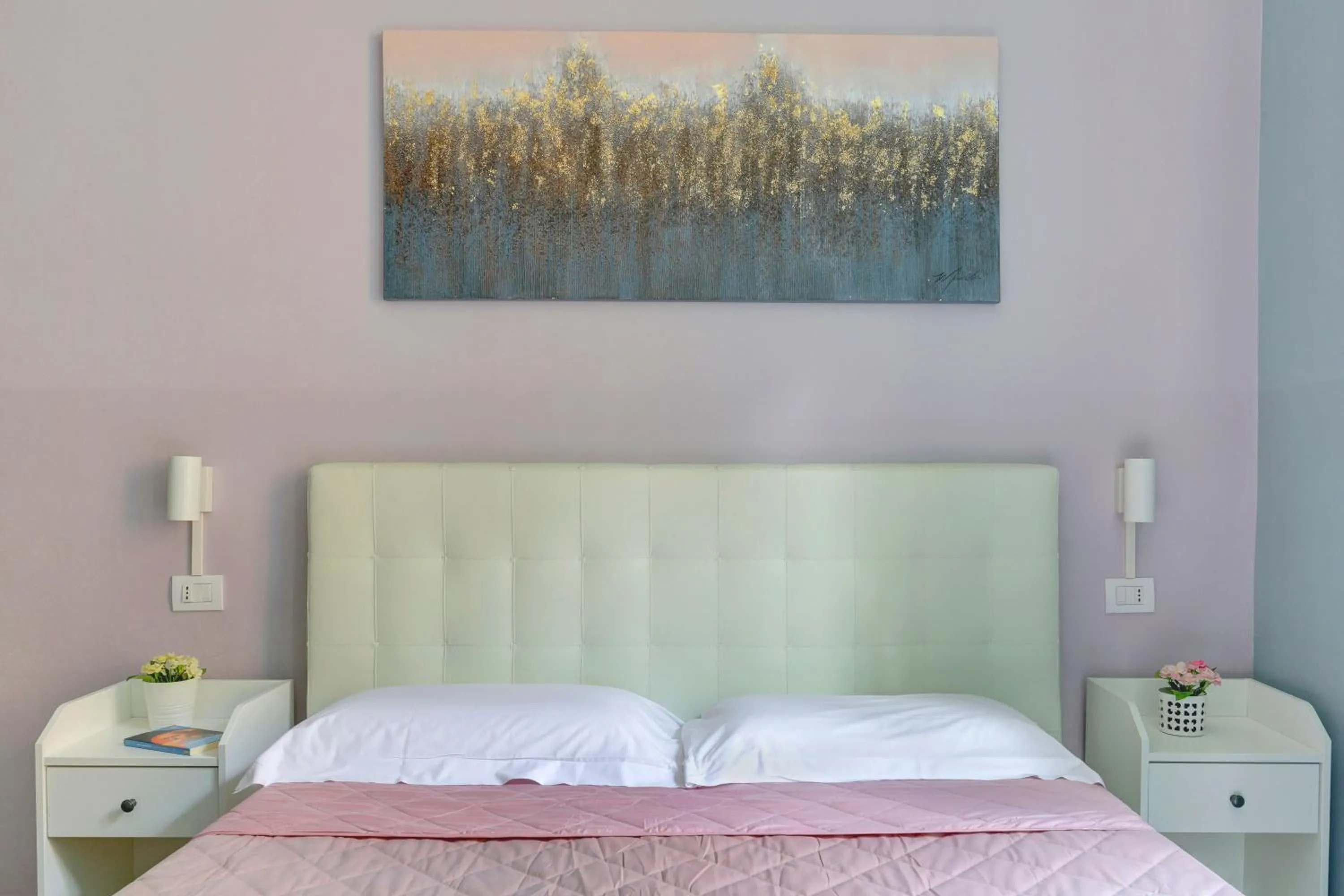 Bed in Claudia House Roma Termini