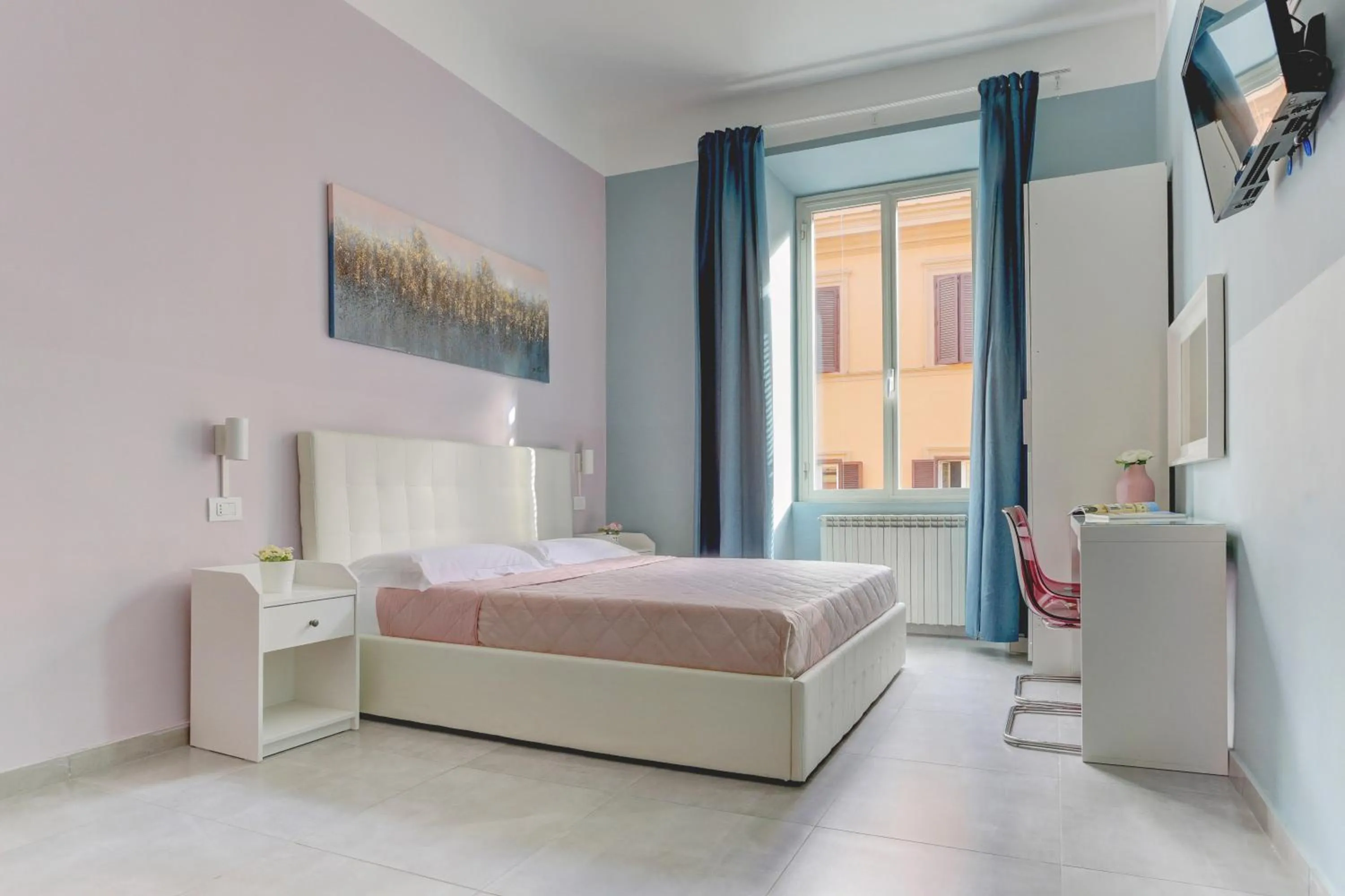 Bed in Claudia House Roma Termini