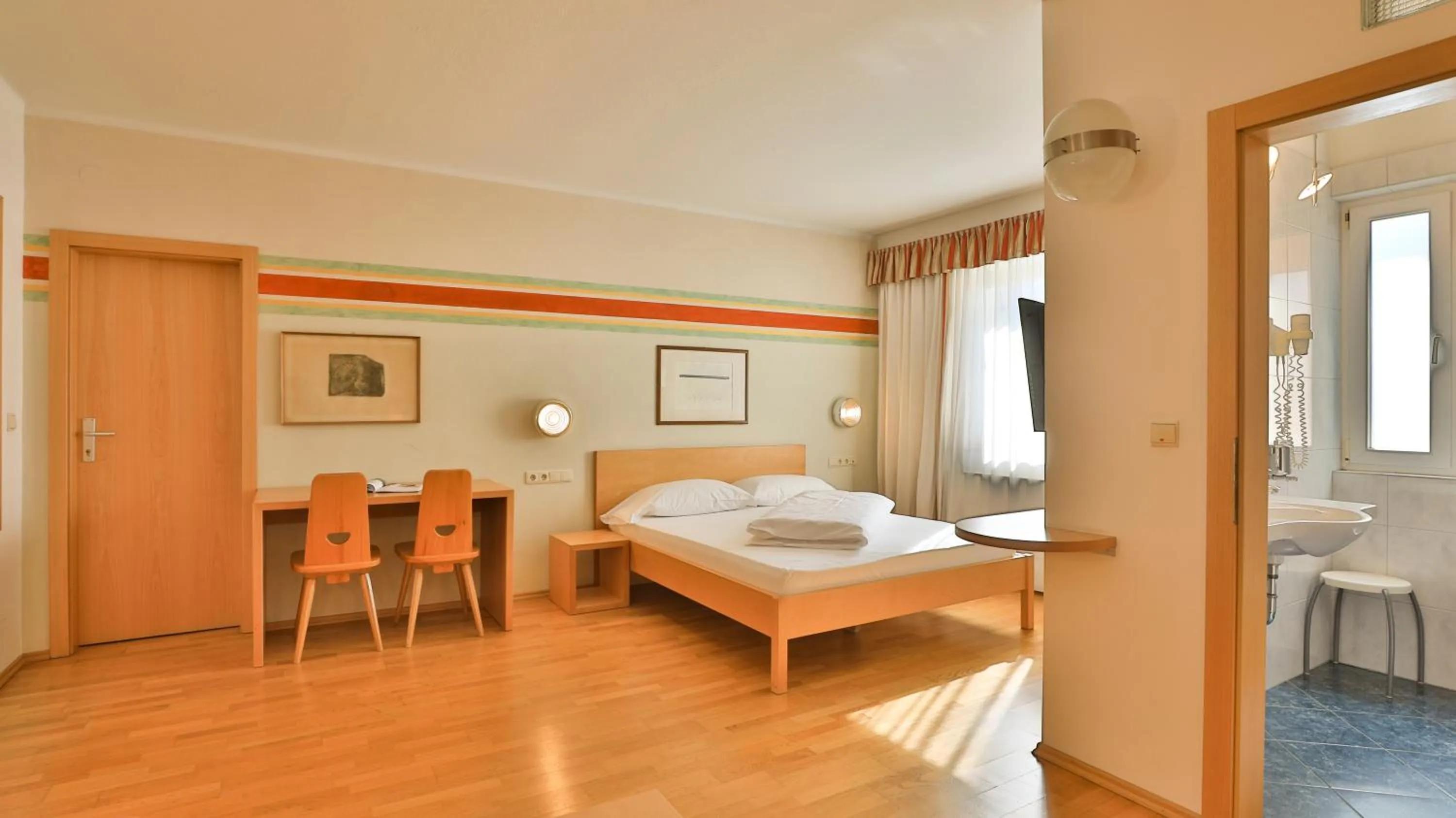 Bed in Hotel Sparerhof