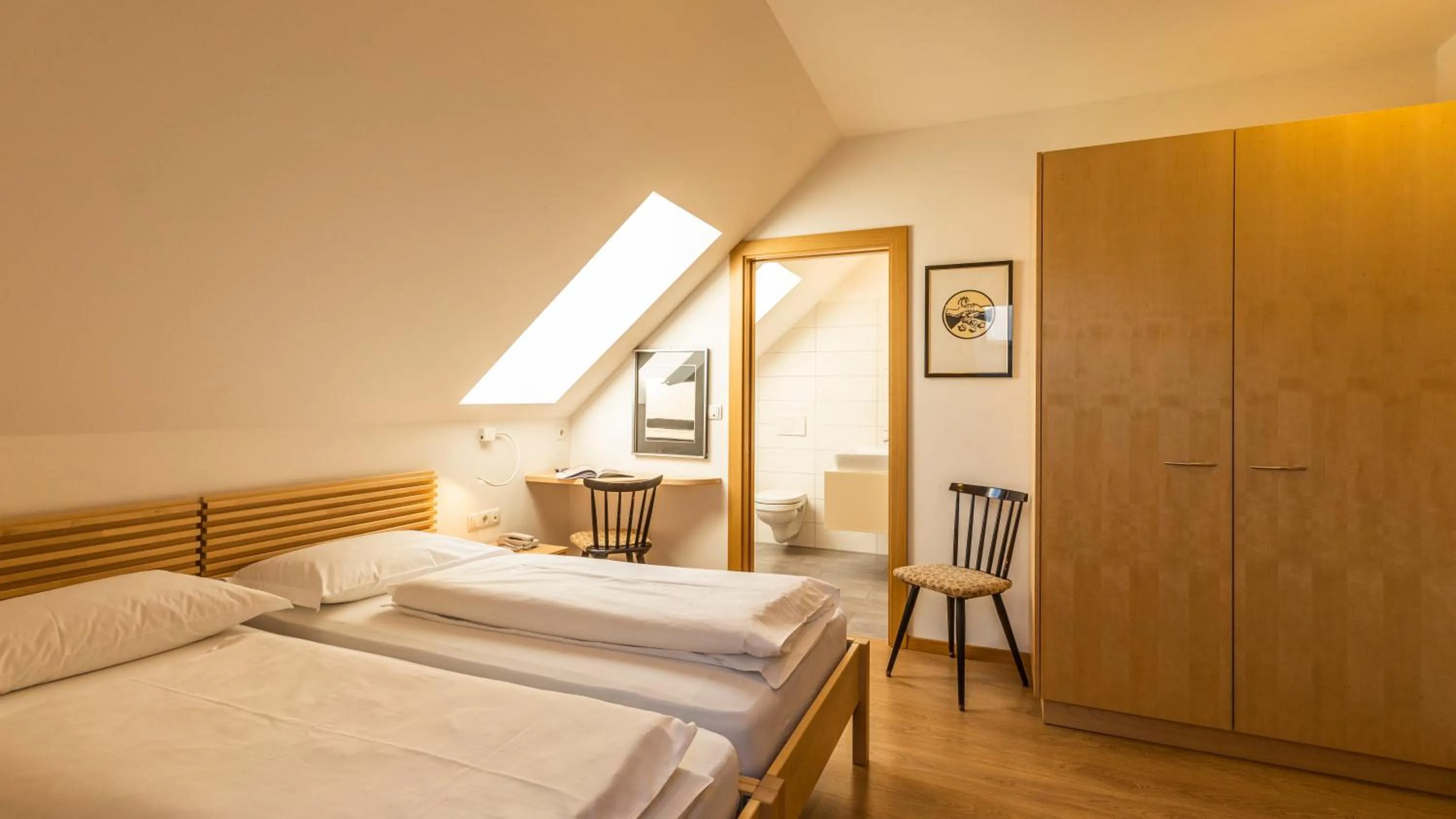 Bed in Hotel Sparerhof