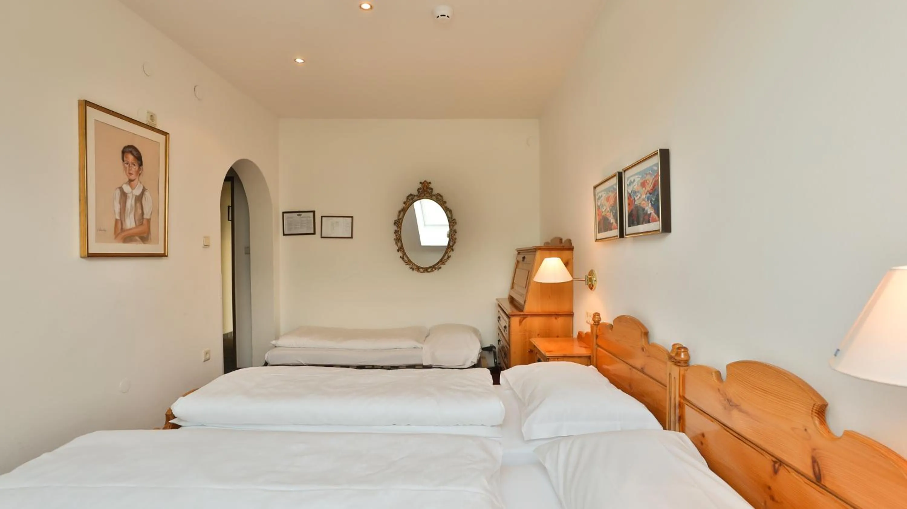 Bed in Hotel Sparerhof