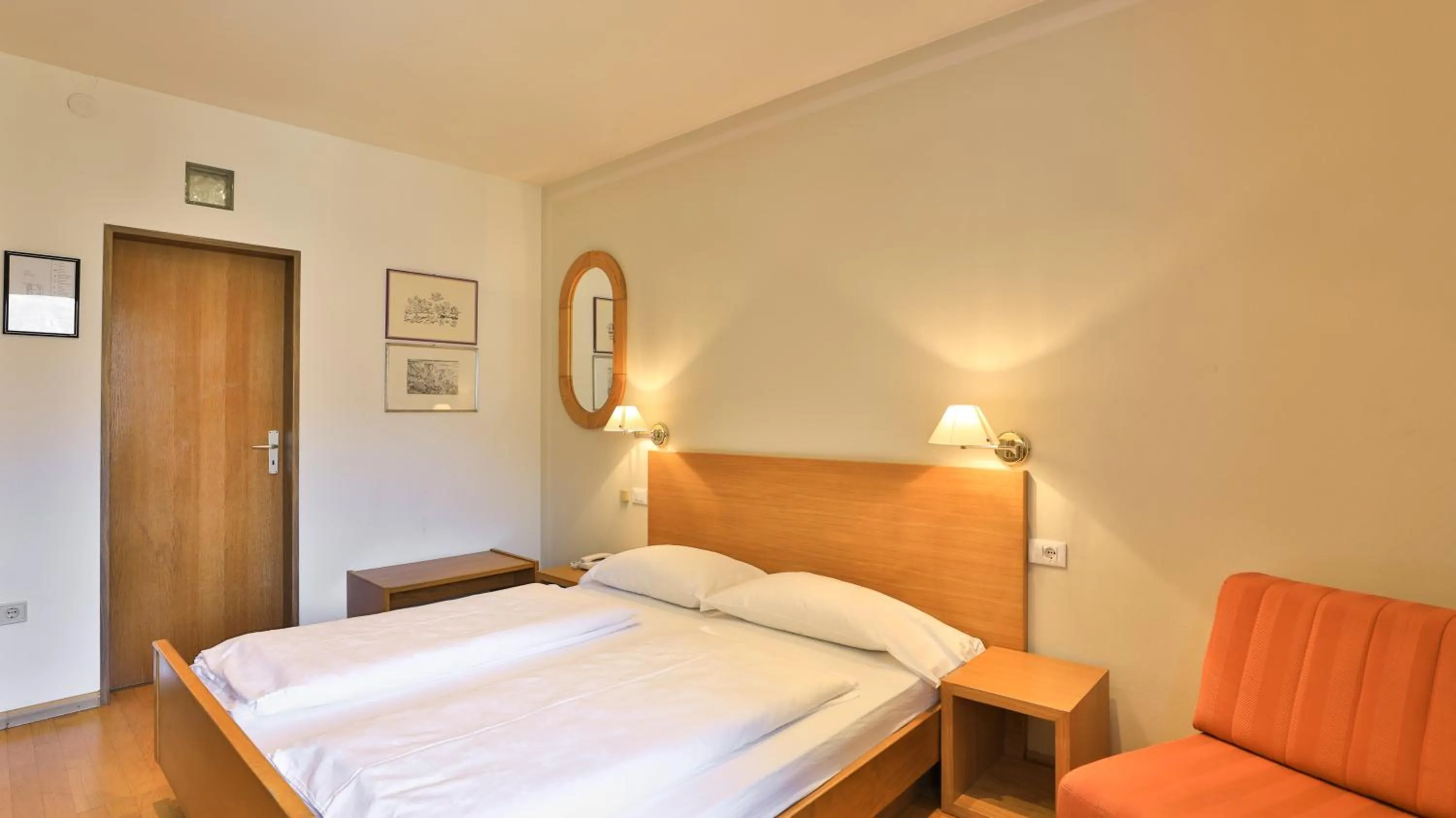 Bed in Hotel Sparerhof