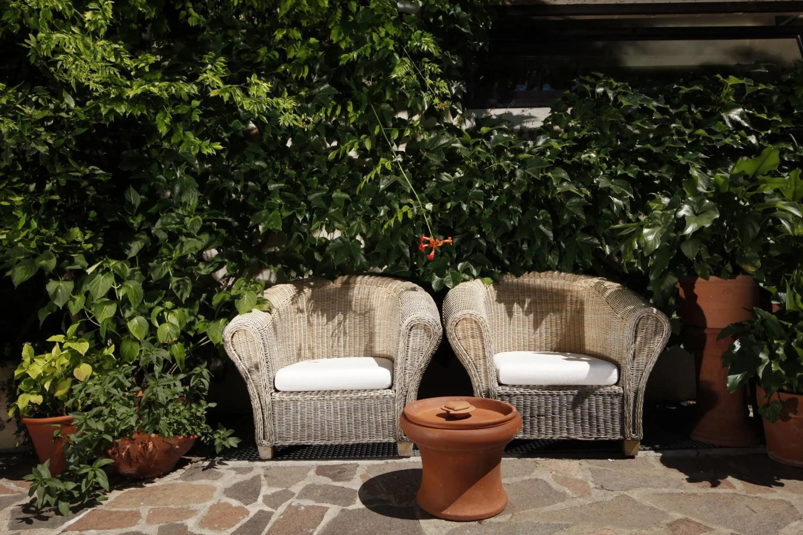 Patio in Hotel Sparerhof