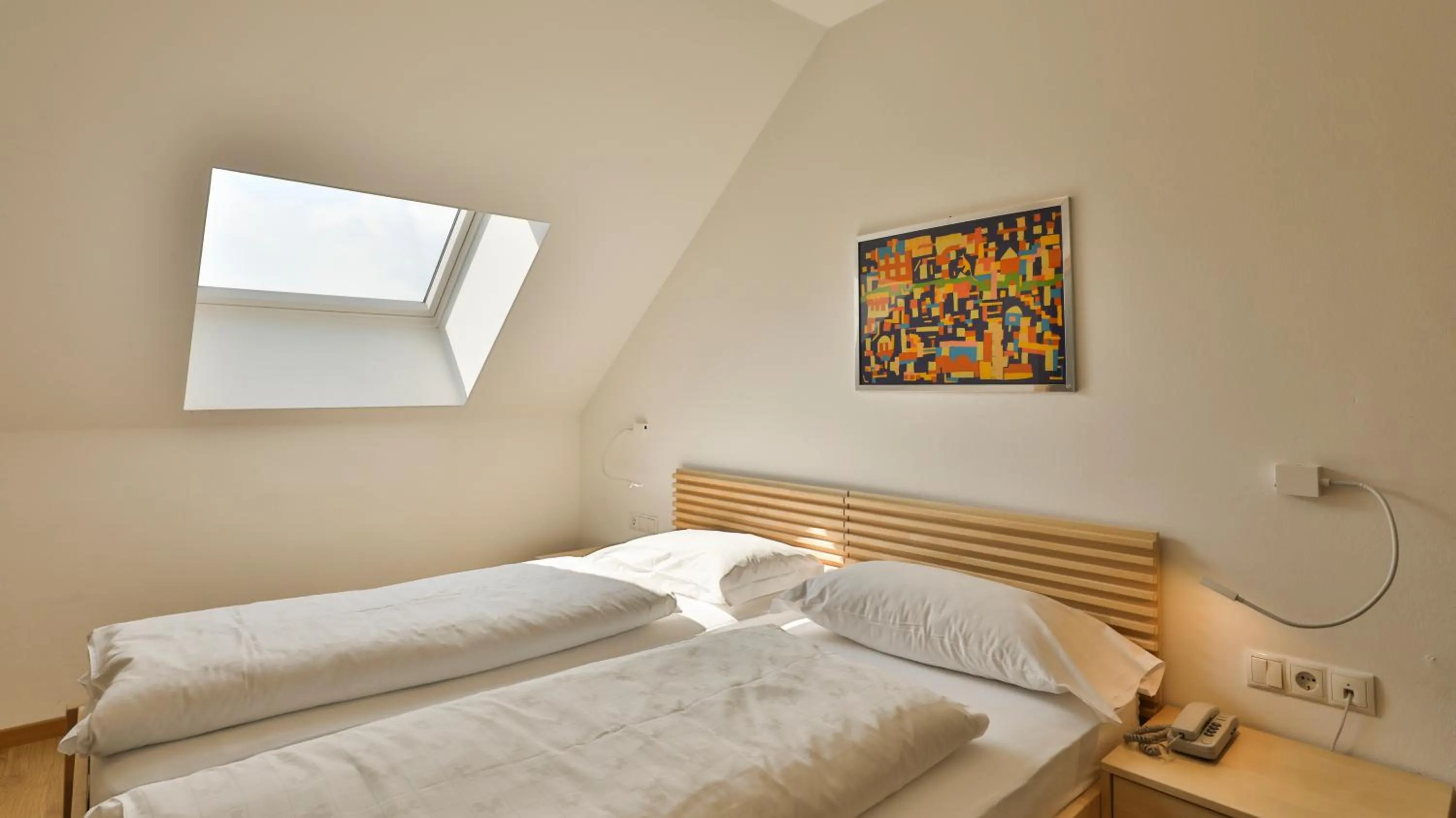 Bed in Hotel Sparerhof