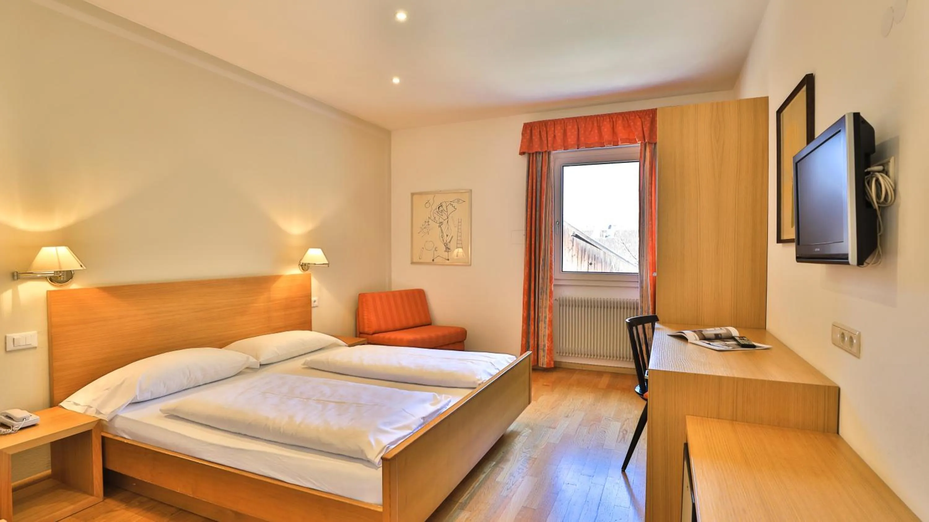 Bed in Hotel Sparerhof