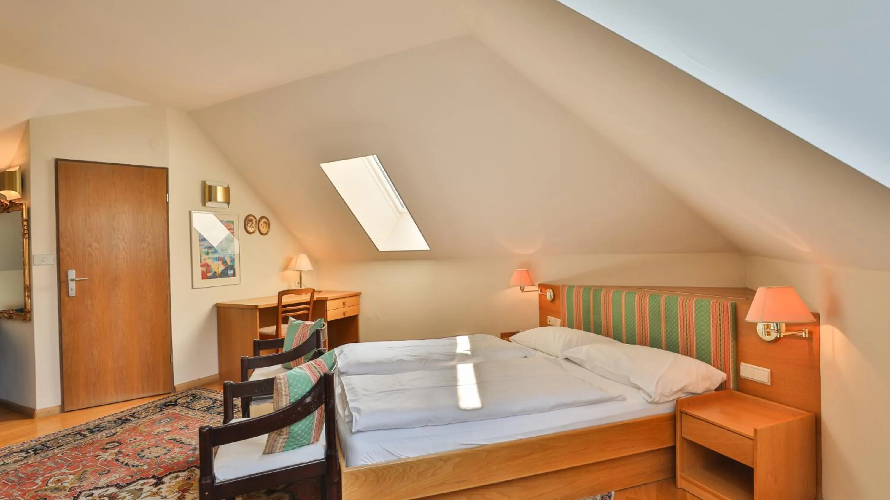 Bed in Hotel Sparerhof