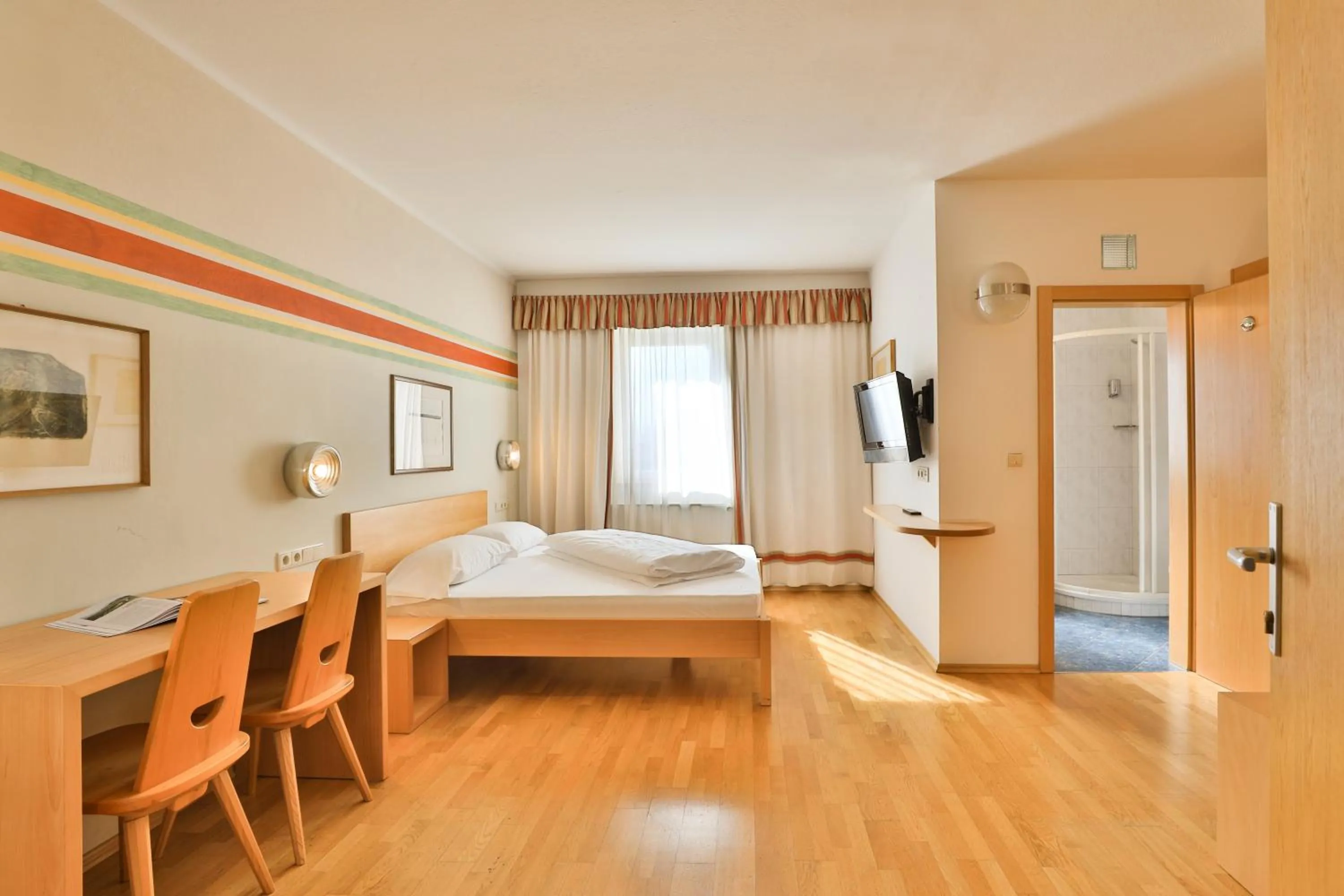 Bed in Hotel Sparerhof